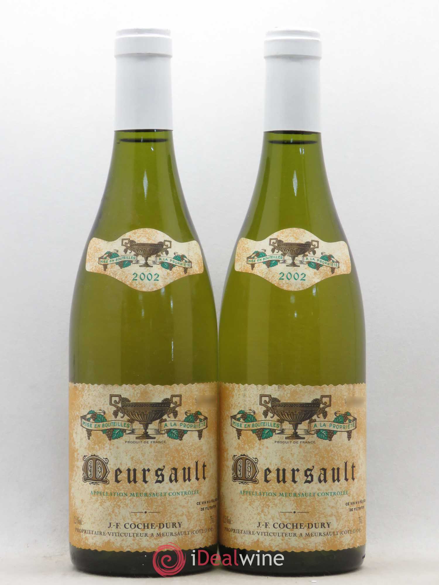 Meursault Coche Dury (Domaine) 2002 - Lot de 2 bouteilles - 0