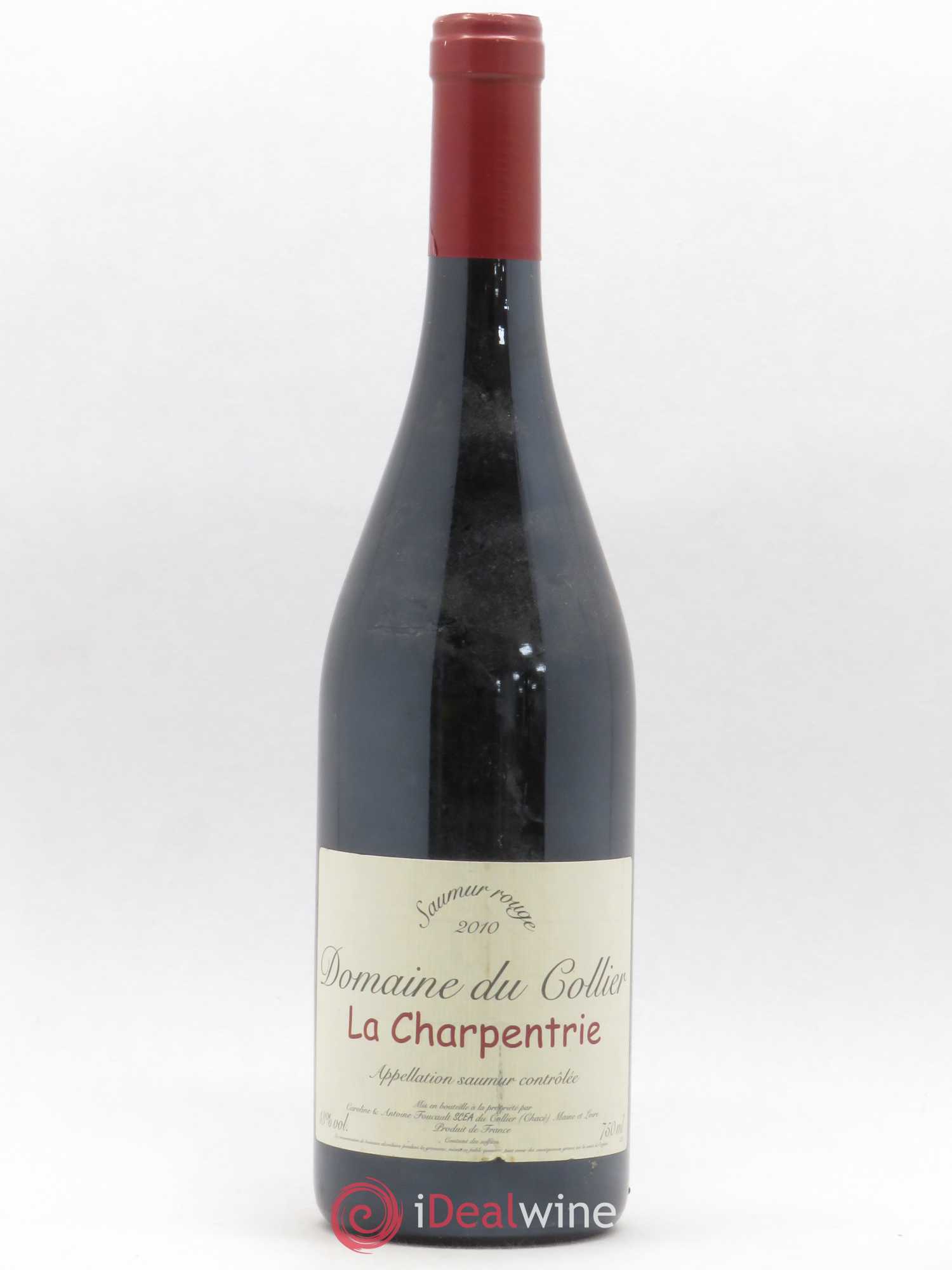 Saumur La Charpentrie Domaine du Collier 2010 - Lot de 1 bouteille - 0