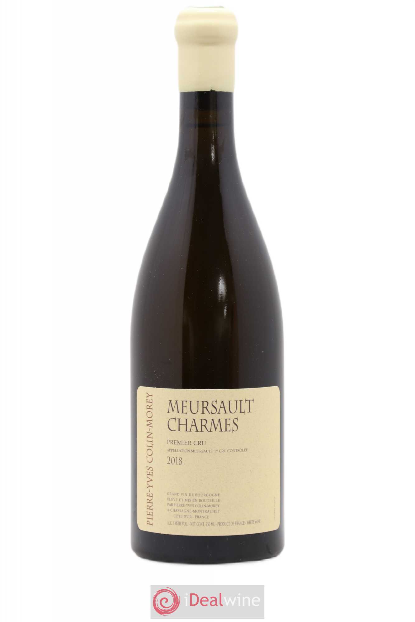 Meursault 1er Cru Charmes Pierre-Yves Colin Morey 2018 - Lot de 1 bouteille - 0