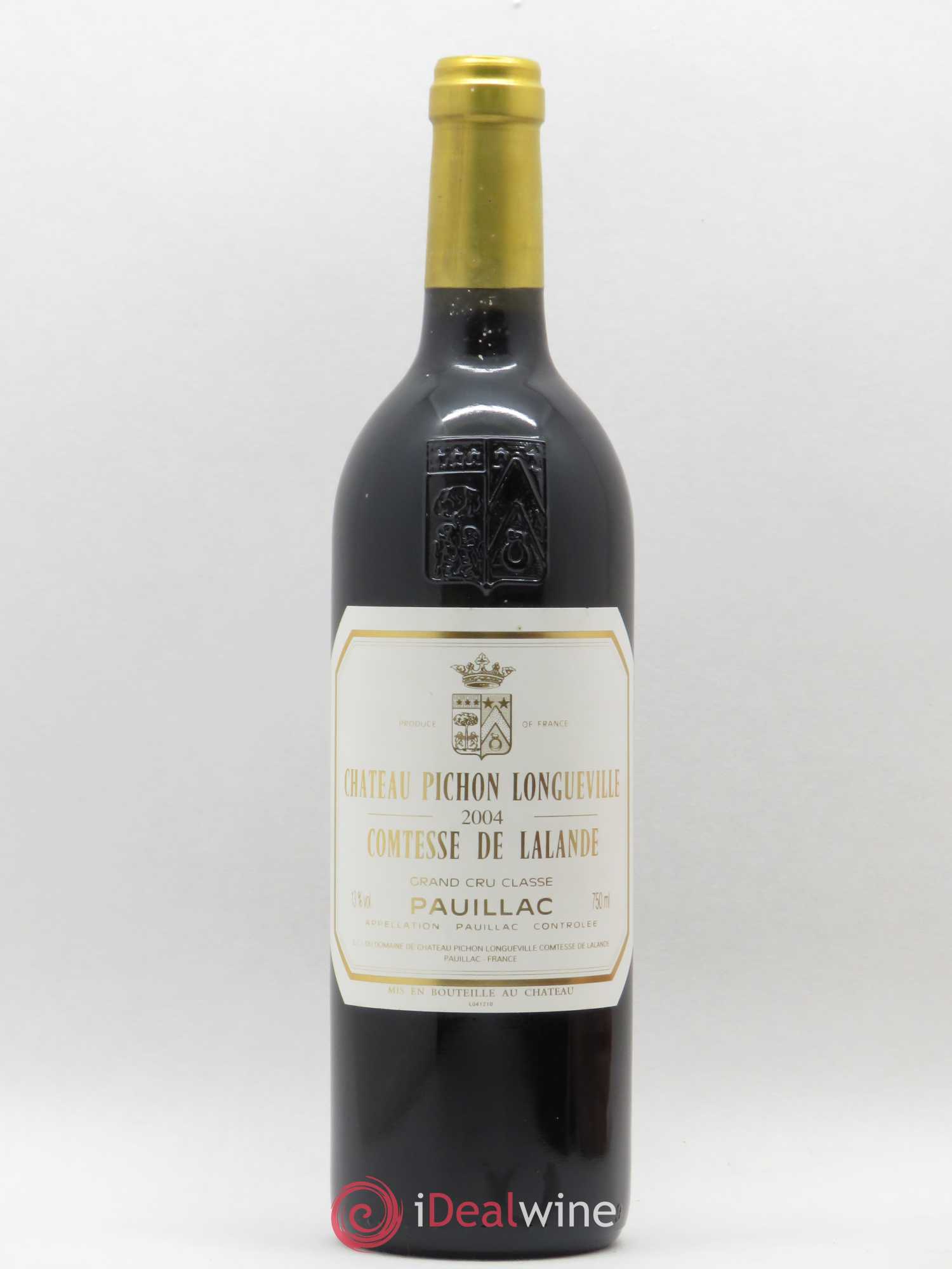 Château Pichon Longueville Comtesse de Lalande 2ème Grand Cru Classé 2004 - Lot de 1 bouteille - 0