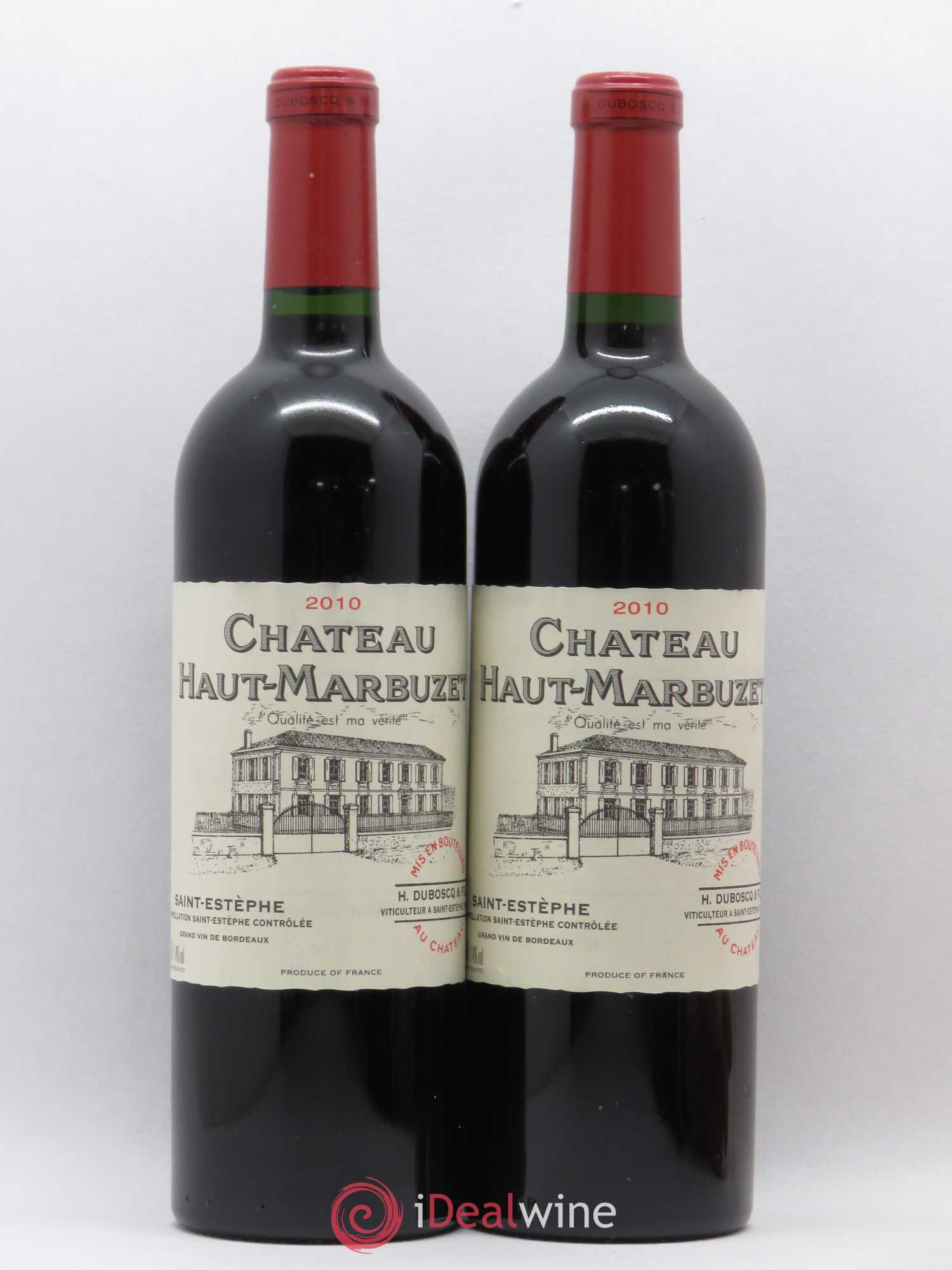 Château Haut Marbuzet 2010 - Lot de 2 bouteilles - 0