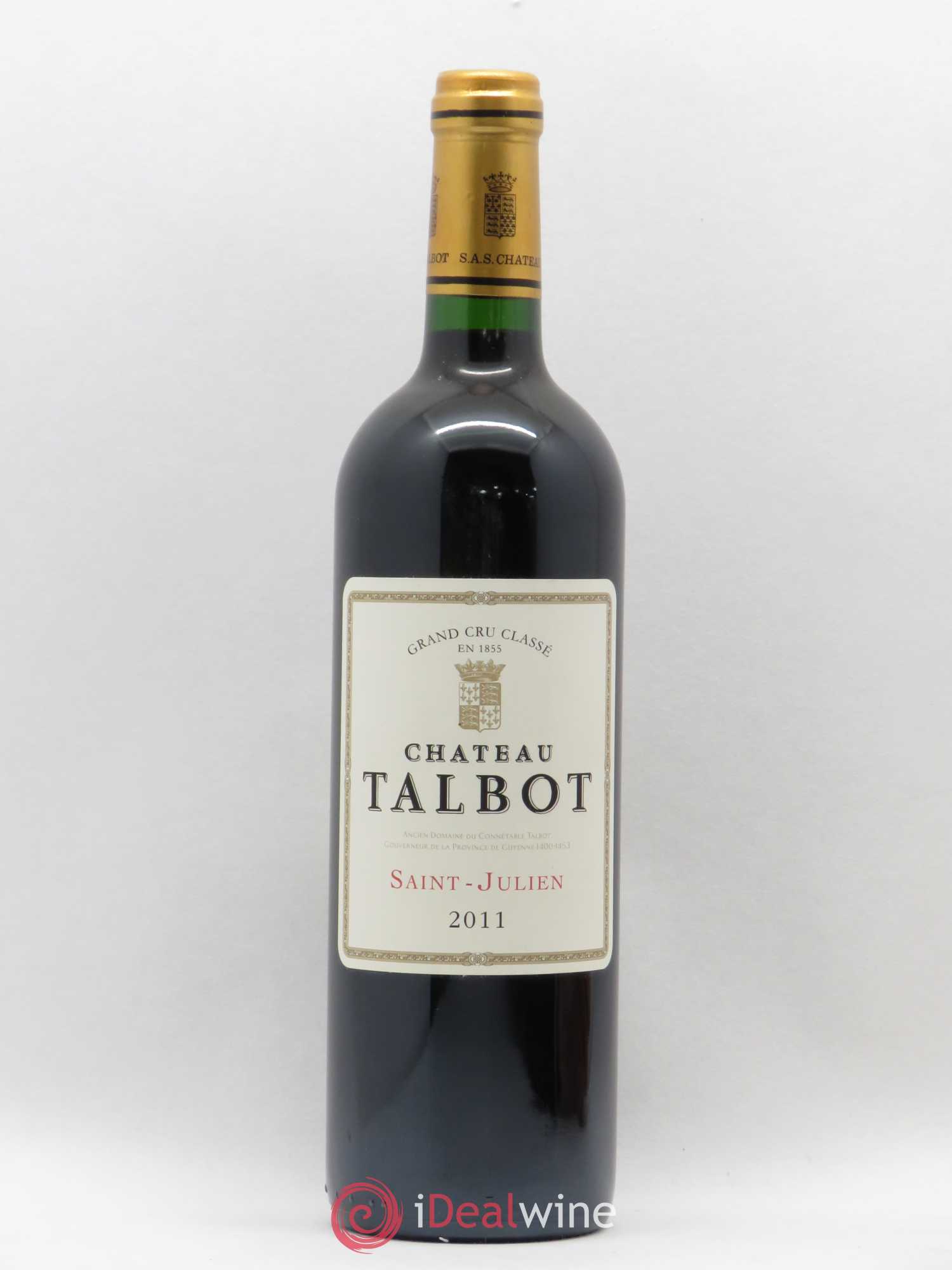 Château Talbot 4ème Grand Cru Classé 2011 - Lot de 1 bouteille - 0