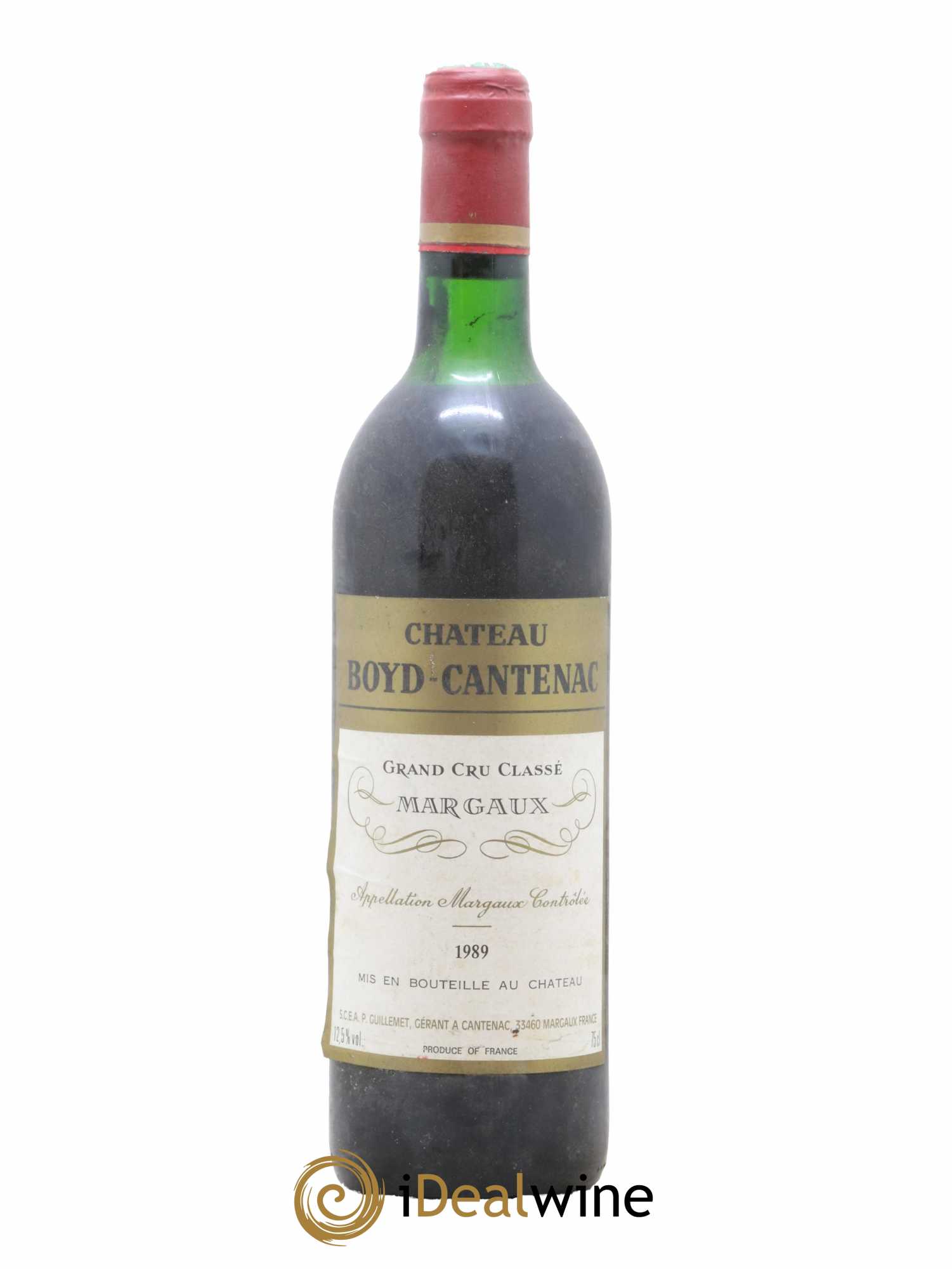 Château Boyd Cantenac 3ème Grand Cru Classé 1989 - Lot de 1 bouteille - 0
