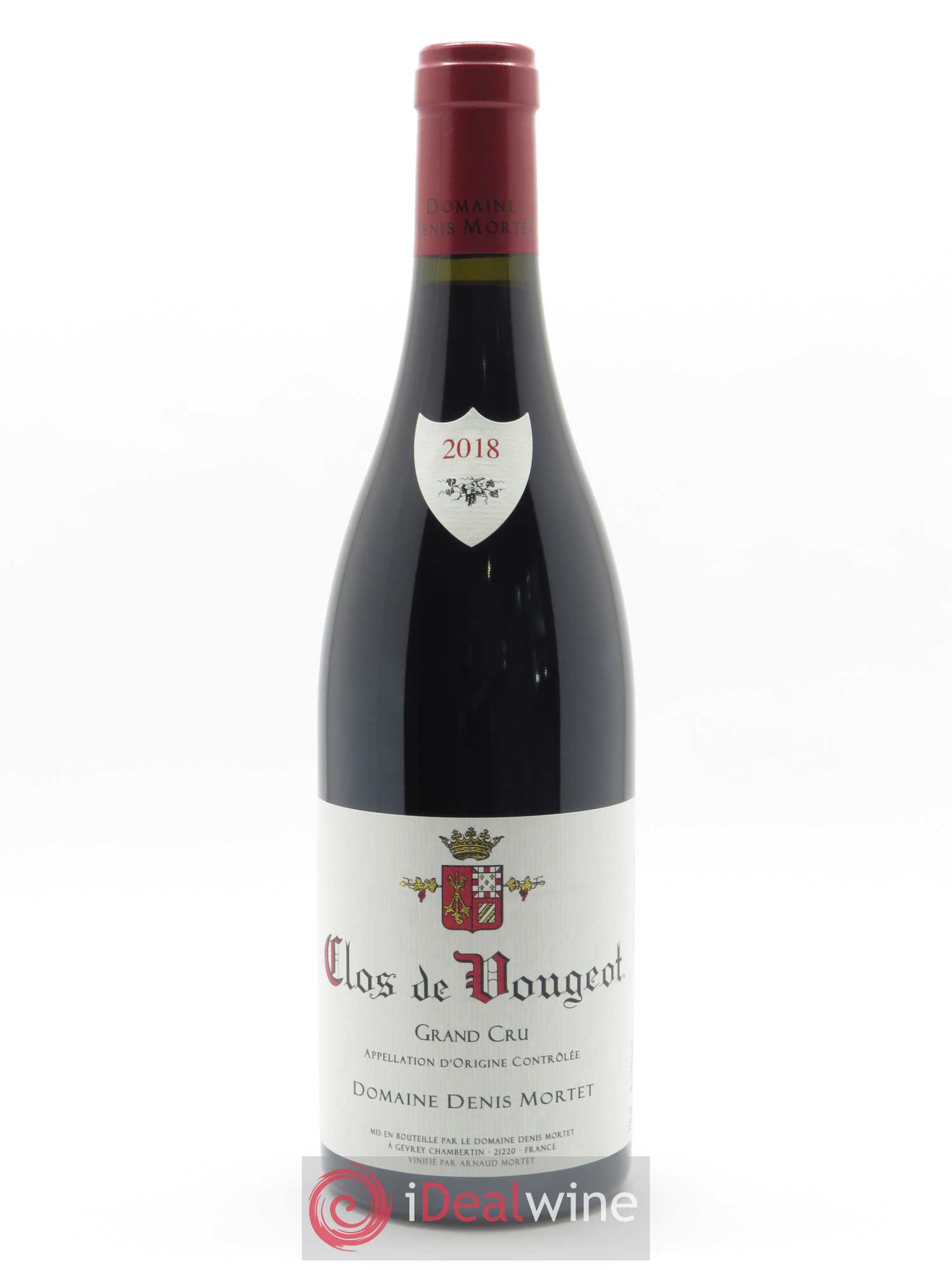 Clos de Vougeot Grand Cru Denis Mortet (Domaine) 2018 - Lot de 1 bouteille - 0