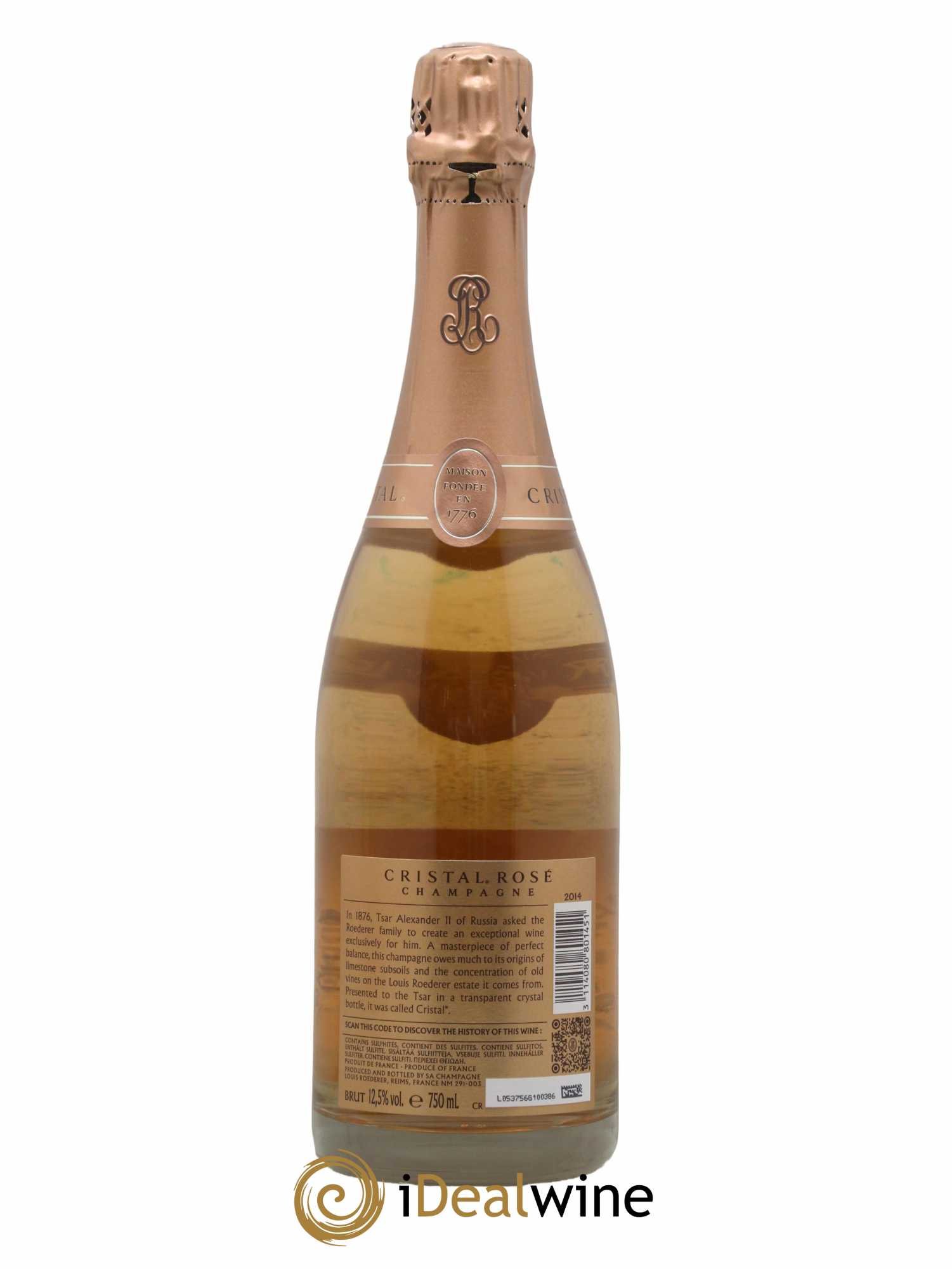 Cristal Louis Roederer 2014 - Lot de 1 bouteille - 2