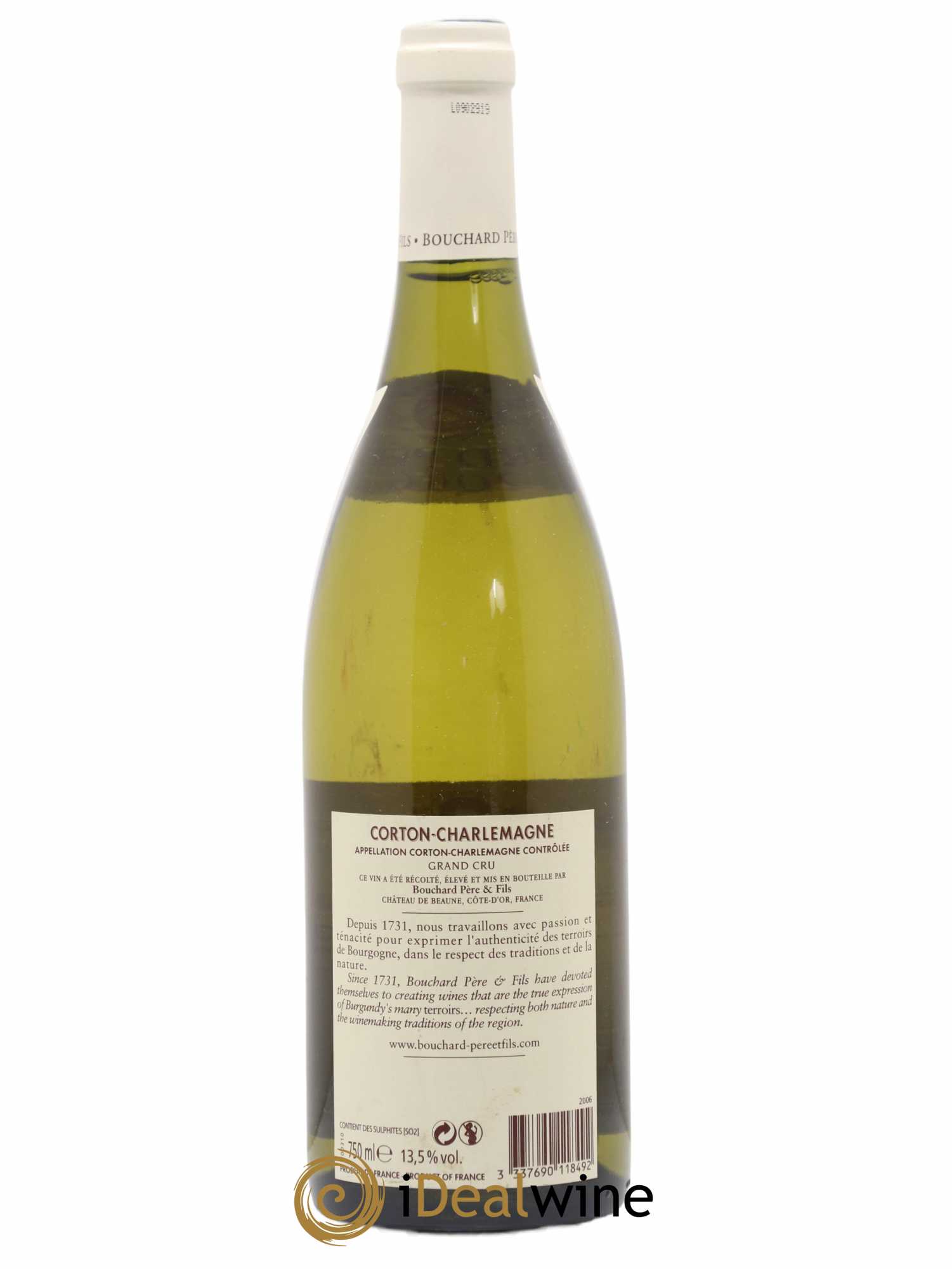 Corton-Charlemagne Grand Cru Bouchard Père & Fils 2006 - Lot of 1 bottle - 1