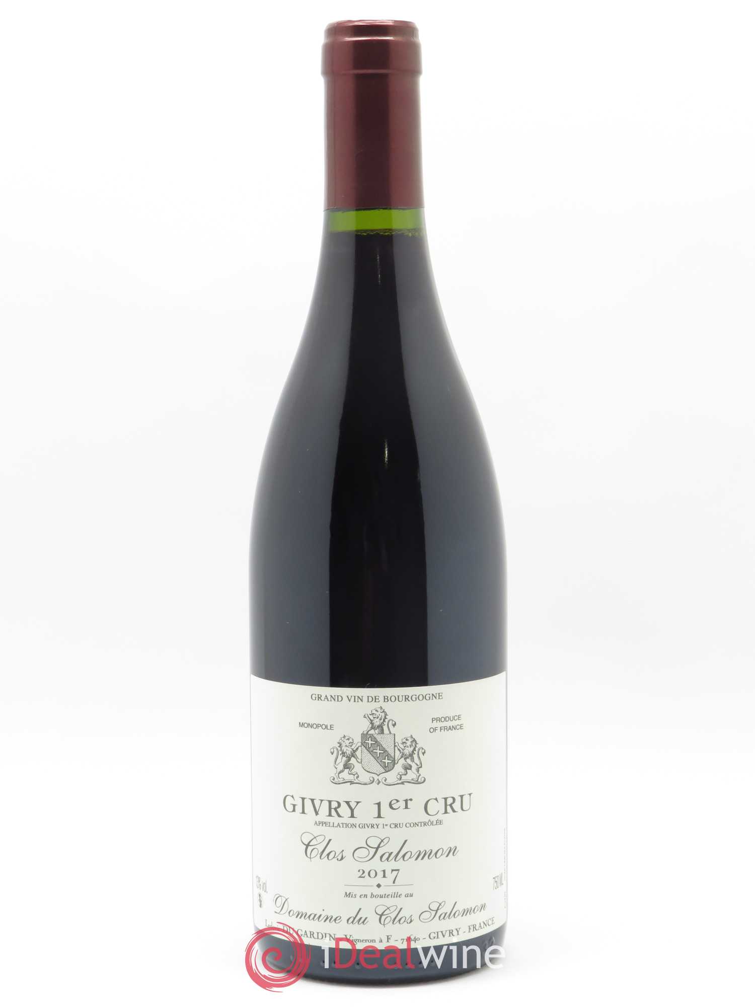 Givry 1er Cru Clos Salomon Clos Salomon 2017 - Lot de 1 bouteille - 0
