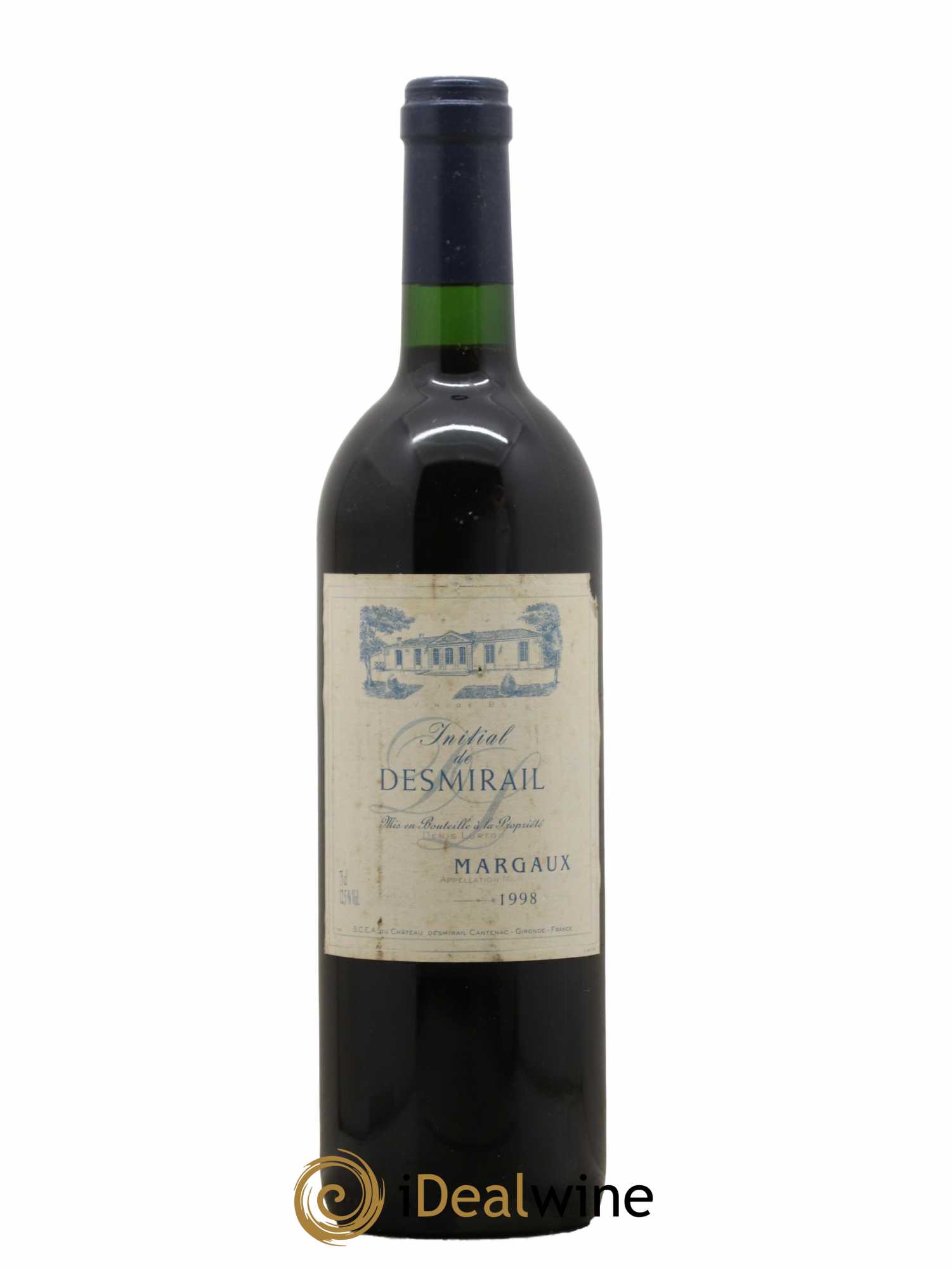 Bordeaux Margaux Initial de Desmirail Château Desmirail 1998 - Lot de 1 bouteille - 0