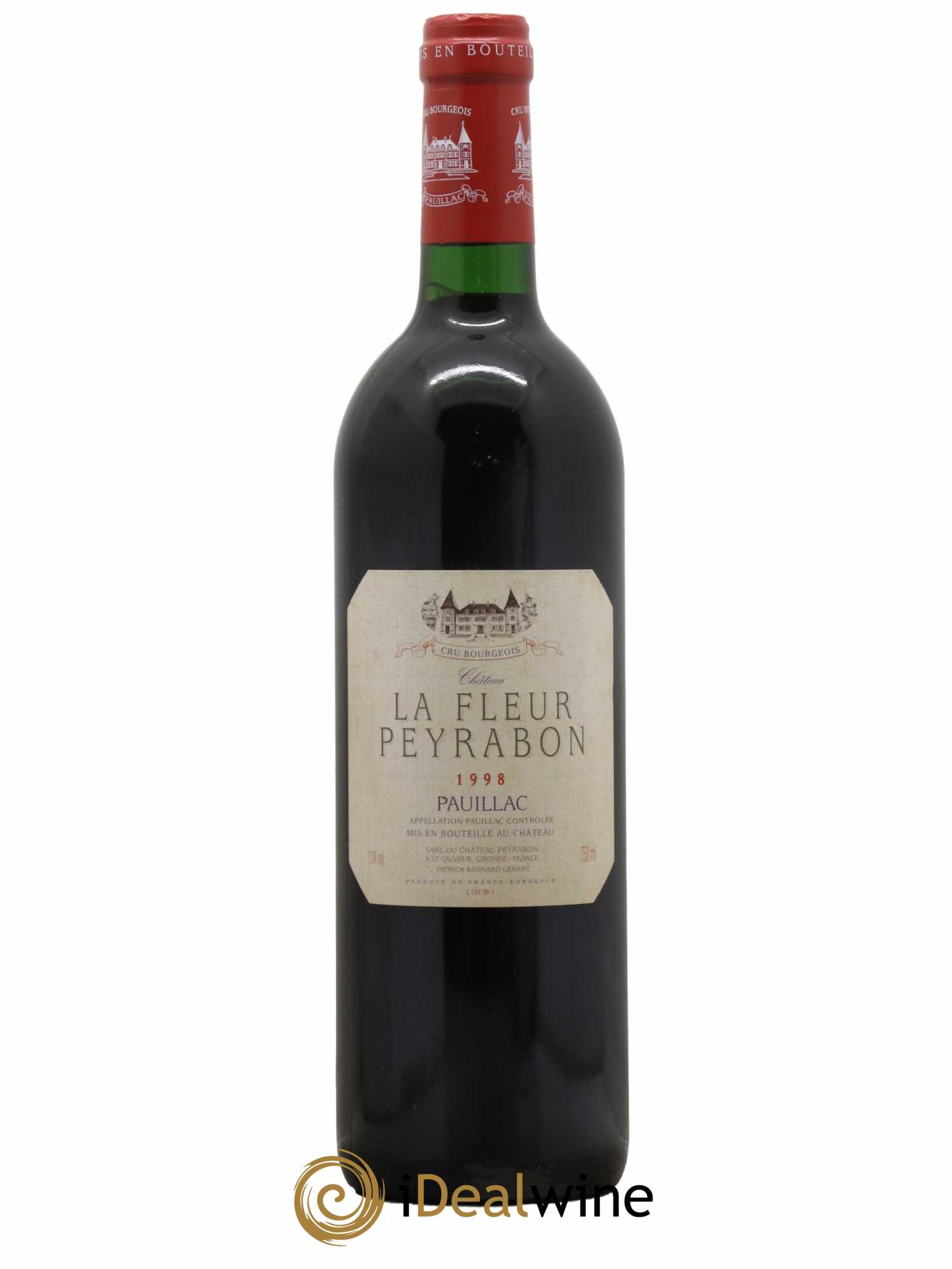 Château La Fleur Peyrabon Cru Bourgeois 1998 - Lot de 1 bouteille - 0