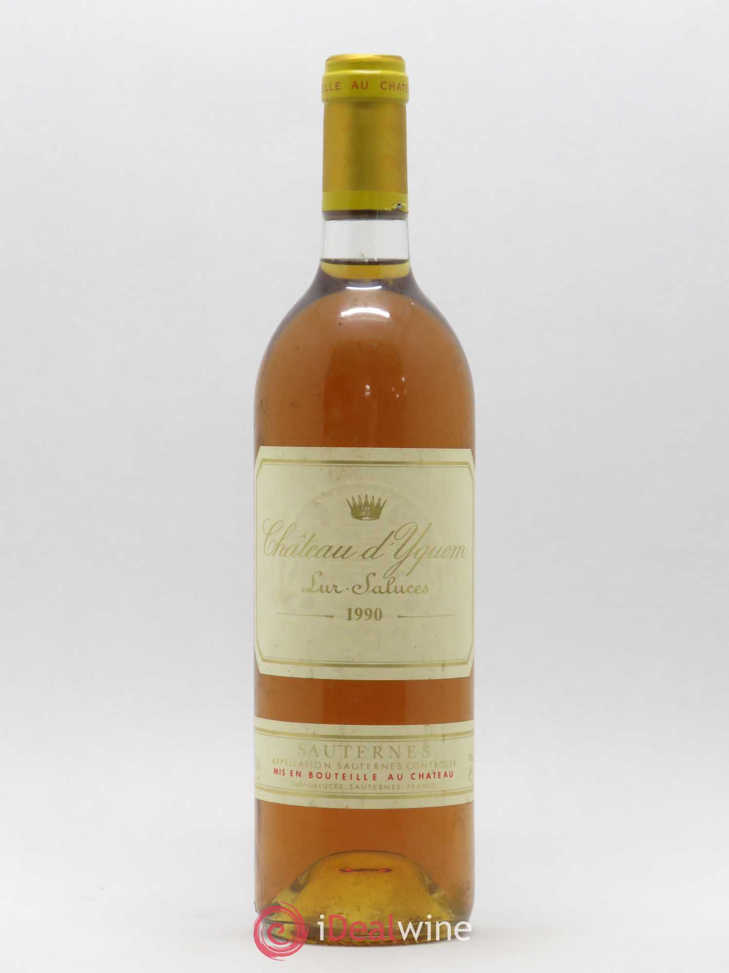 Château d' Yquem 1er Cru Classé Supérieur 1990 - Lotto di 1 bottiglia - 0