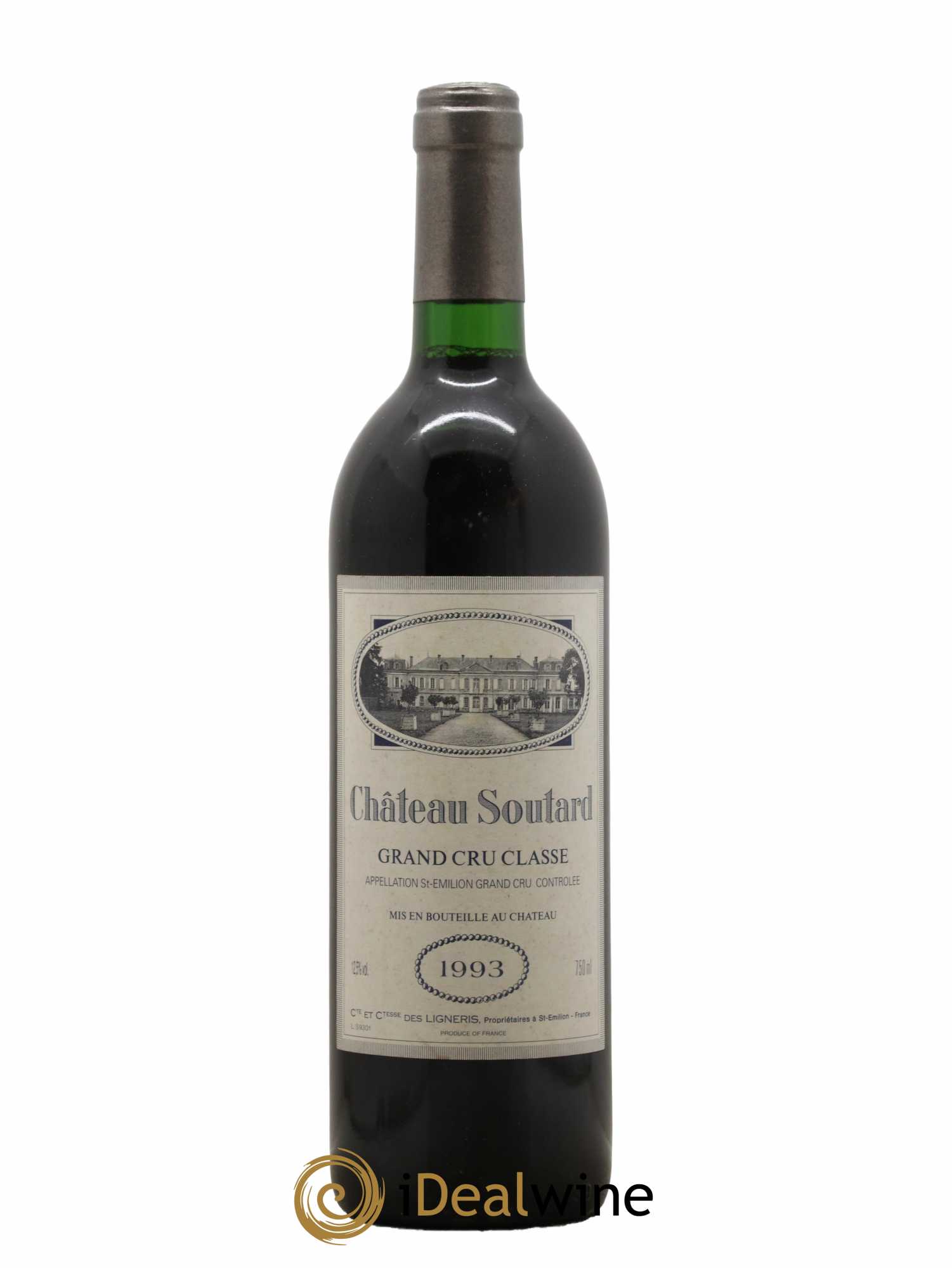 Château Soutard Grand Cru Classé 1993 - Lot de 1 bouteille - 0
