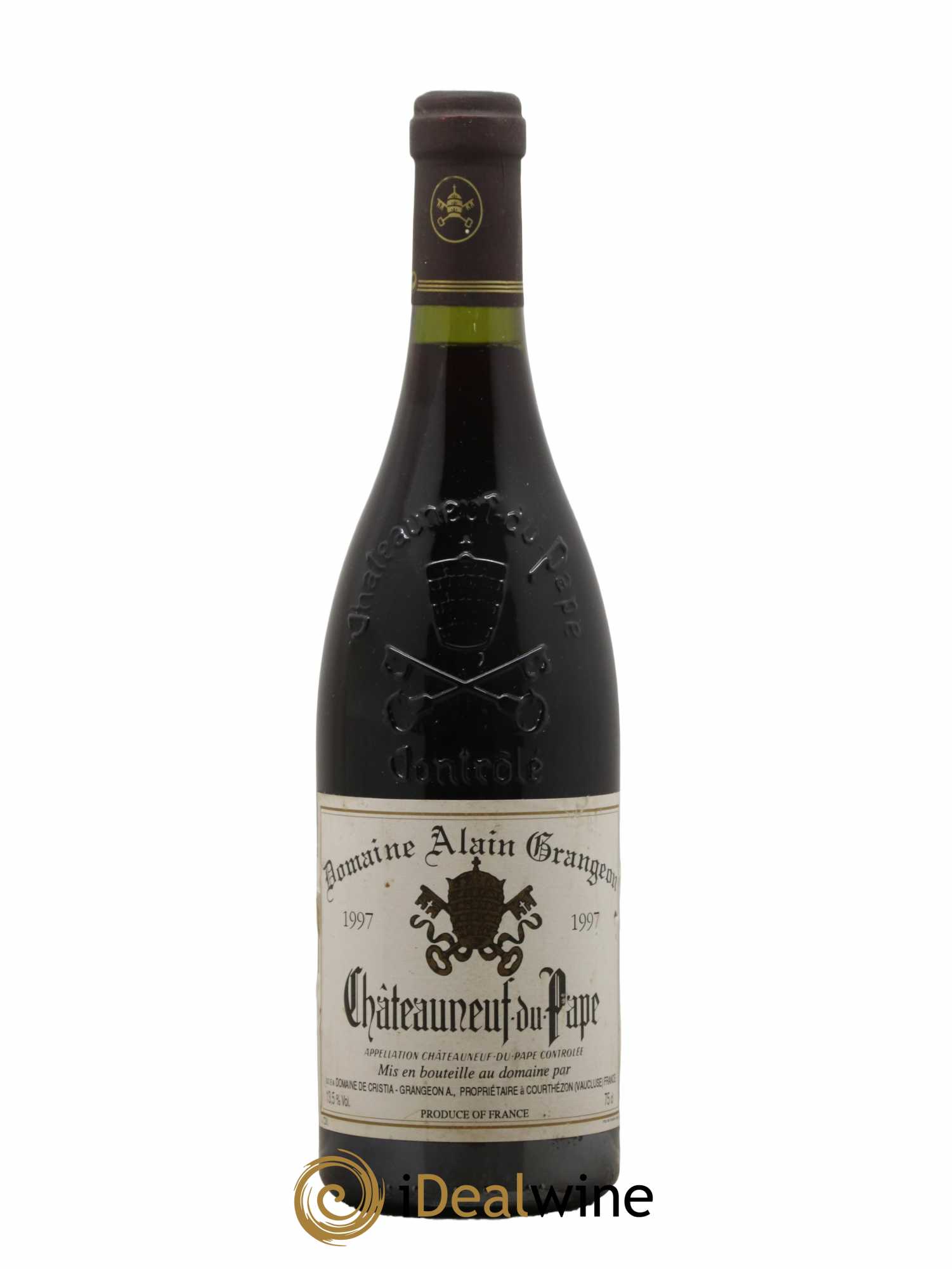 Châteauneuf-du-Pape Domaine de Cristia 1997 - Lot de 1 bouteille - 0