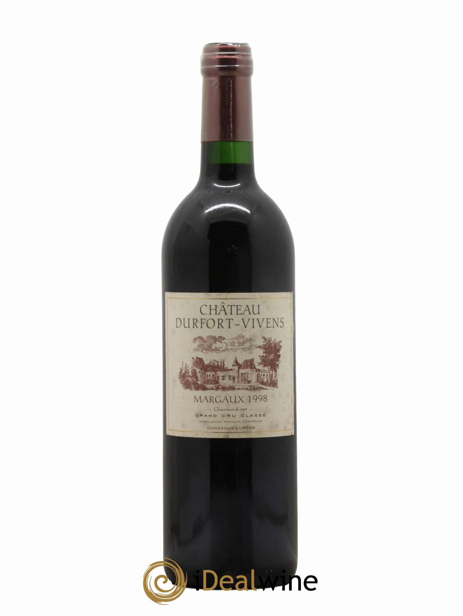 Château Durfort Vivens 2ème Grand Cru Classé 1998 - Lot de 1 bouteille - 0