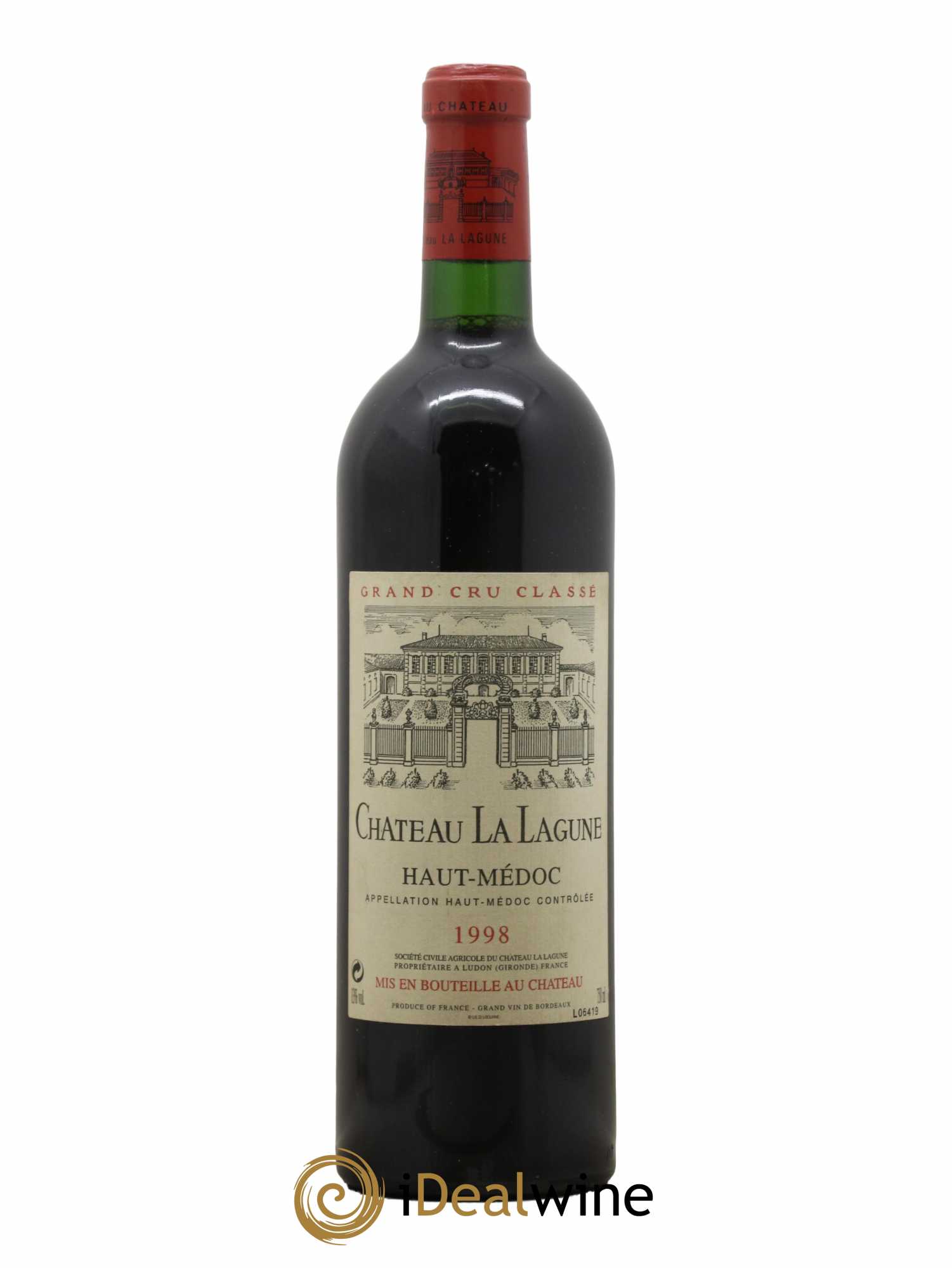 Château la Lagune 3ème Grand Cru Classé 1998 - Lot de 1 bouteille - 0
