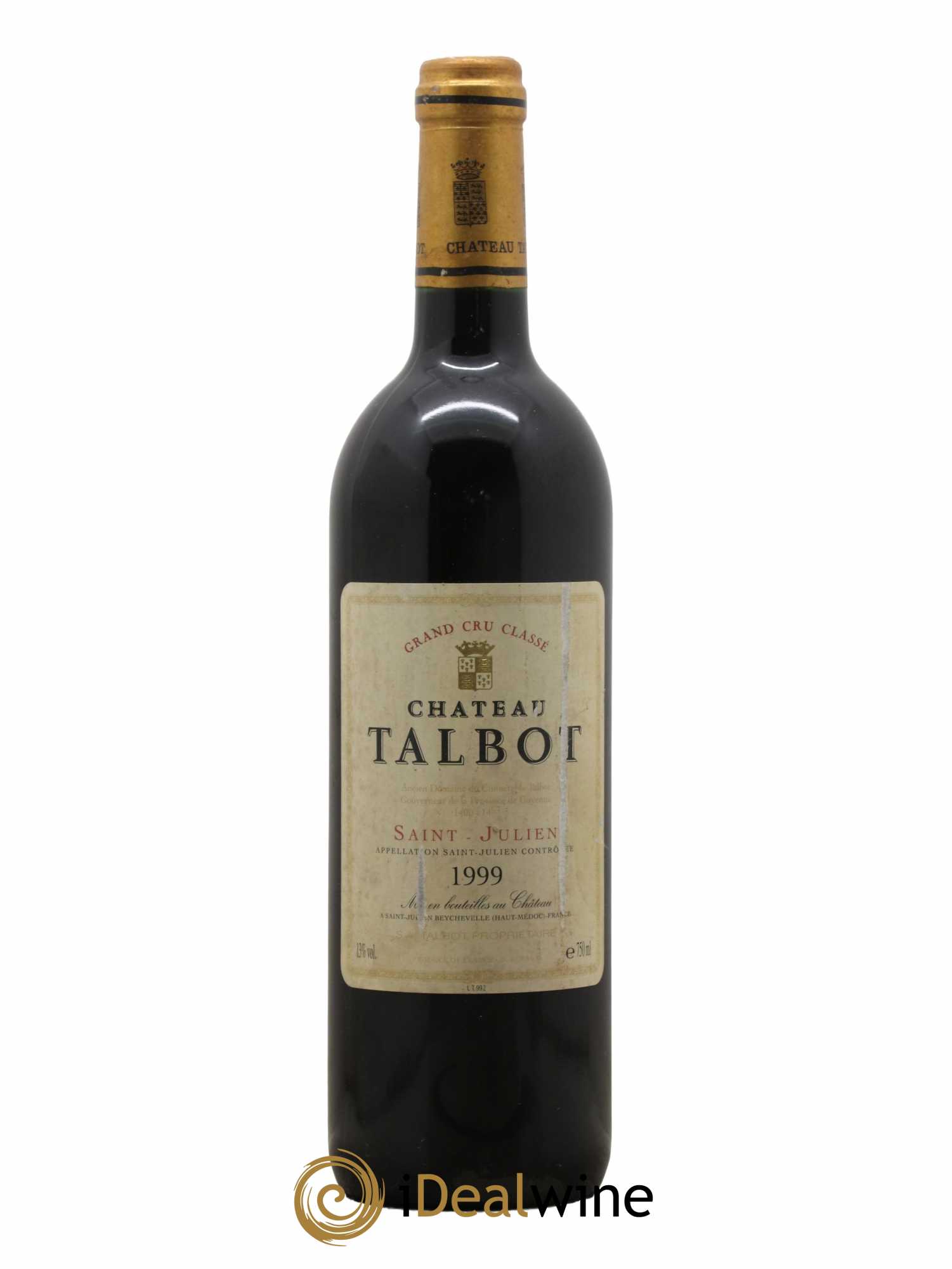 Château Talbot 4ème Grand Cru Classé 1999 - Lot de 1 bouteille - 0