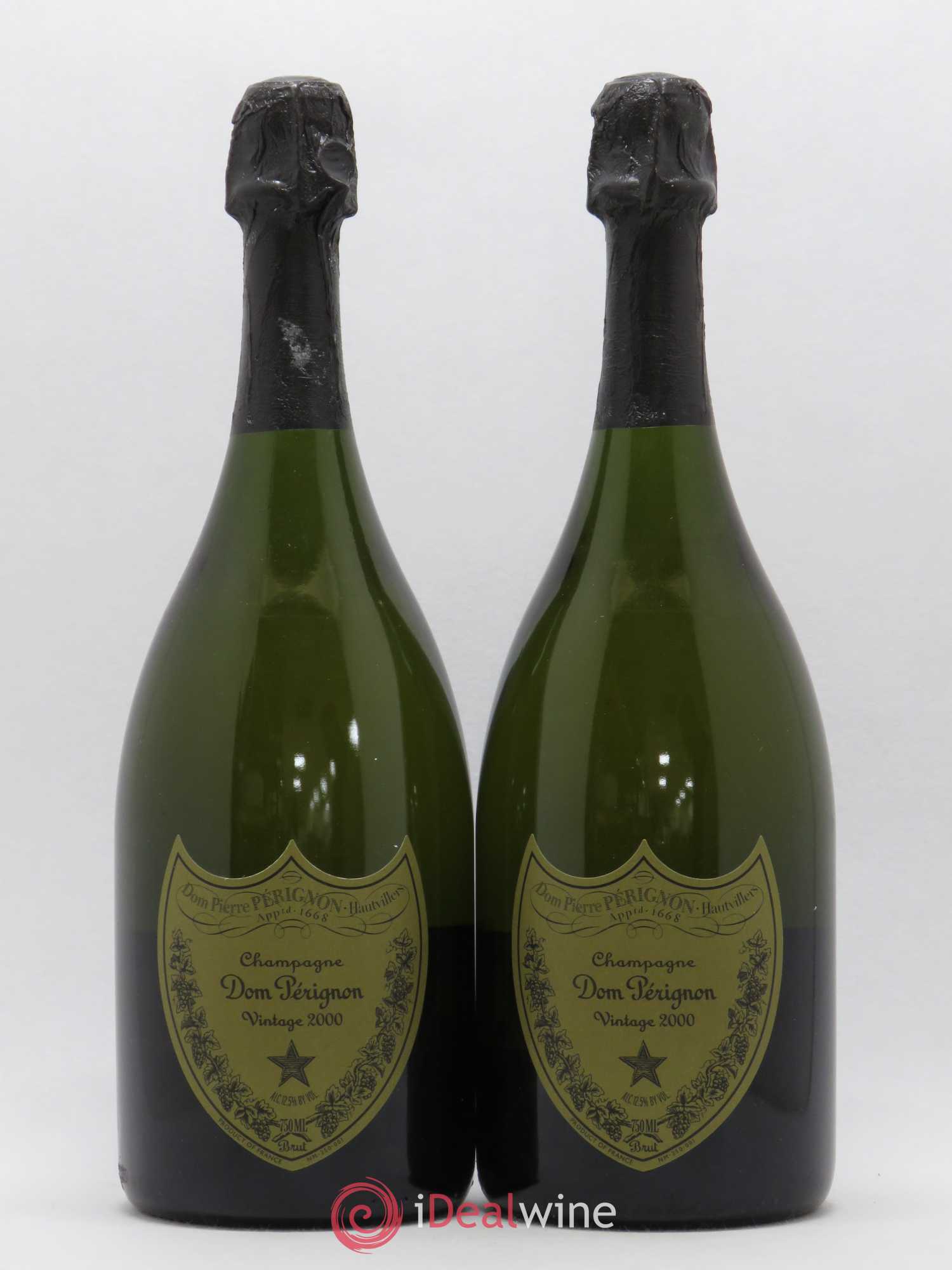 Brut Dom Pérignon 2000 - Lot de 2 bouteilles - 0
