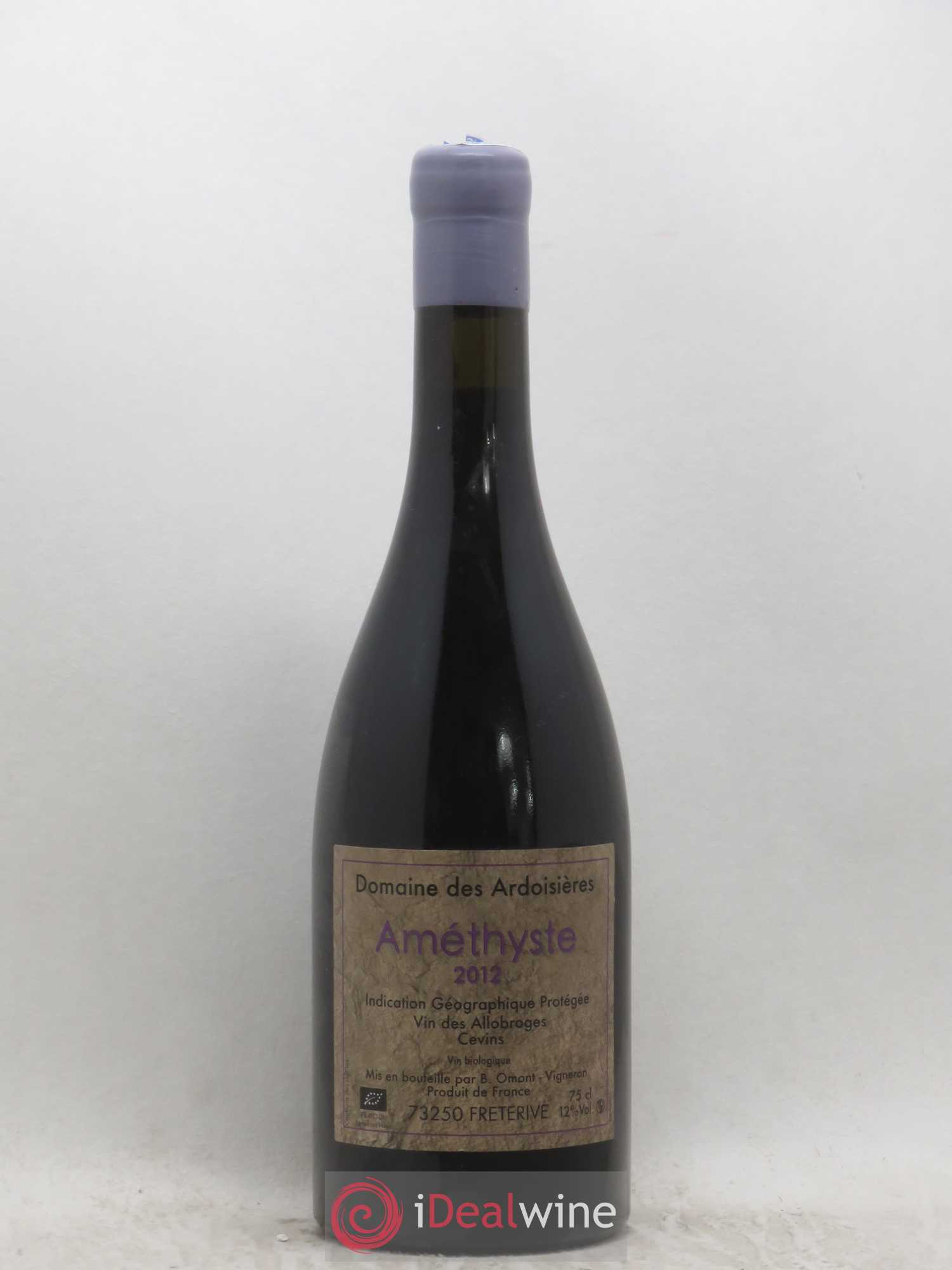 Vin des Allobroges Cevins Améthyste Ardoisières (Domaine des) 2012 - Lot de 1 bouteille - 0