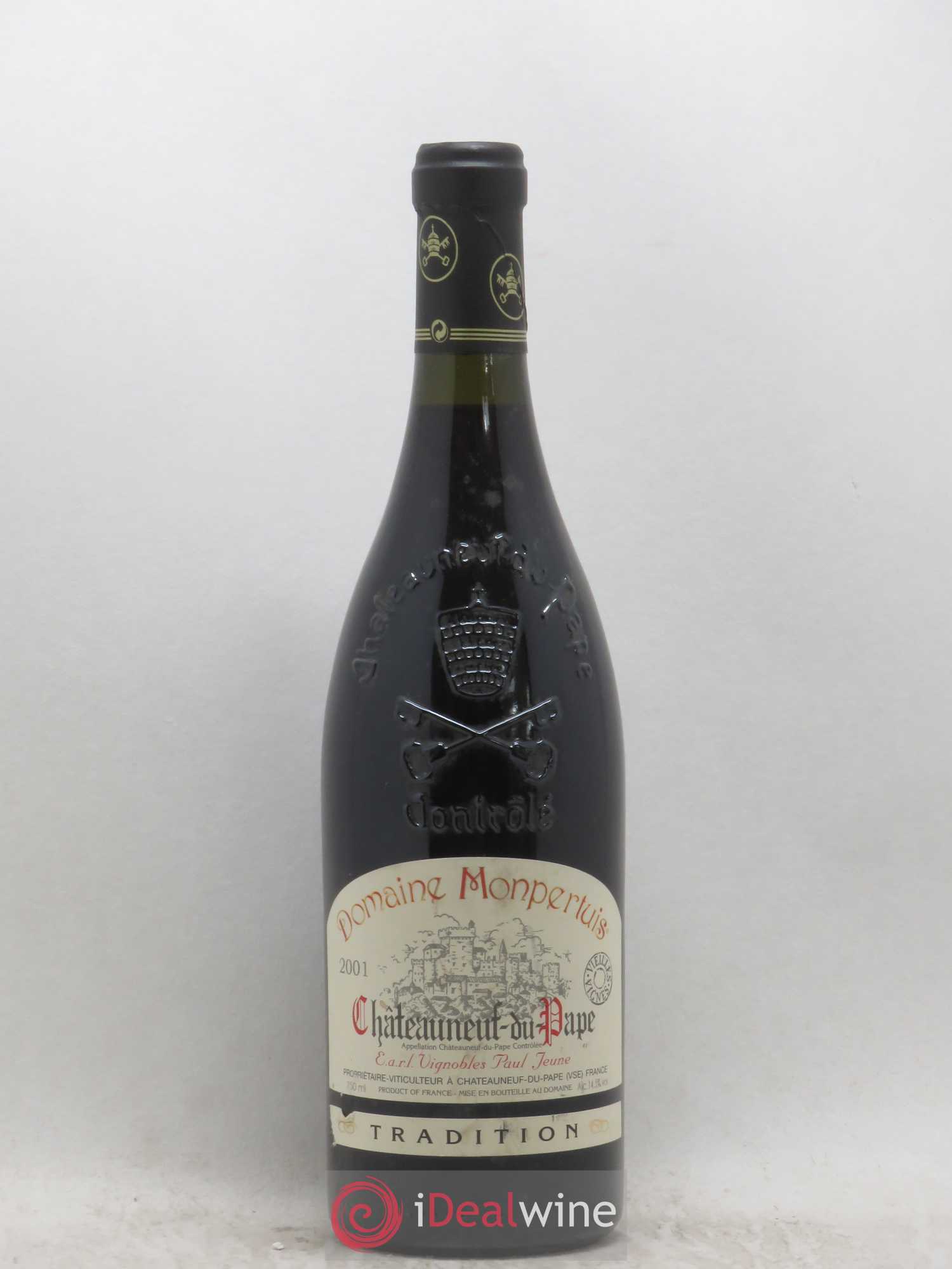 Châteauneuf-du-Pape Tradition Monpertuis 2001 - Lot de 1 bouteille - 0
