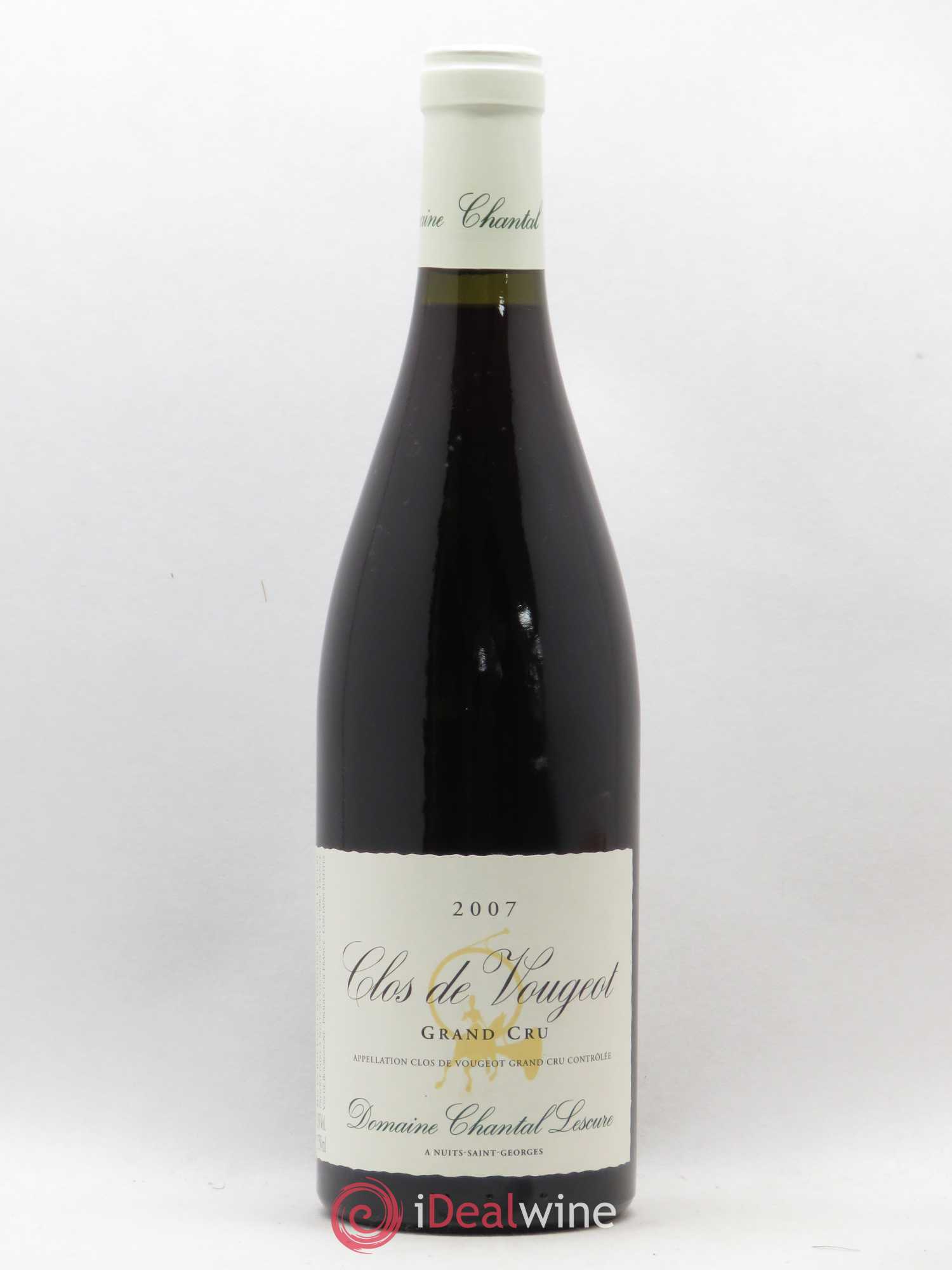 Clos de Vougeot Grand Cru Chantal Lescure 2007 - Lot de 1 bouteille - 0