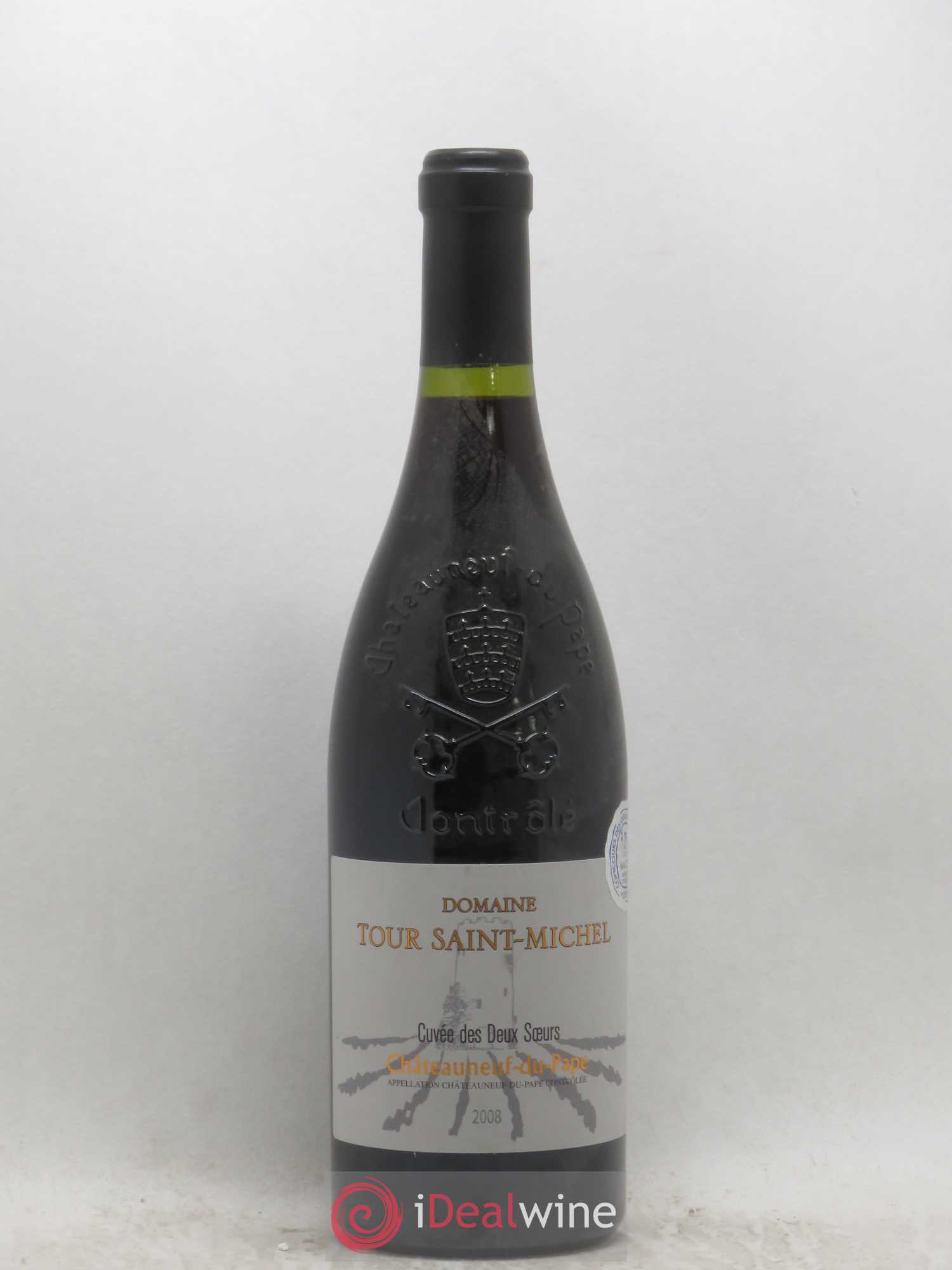 Châteauneuf-du-Pape Cuvée des deux Soeurs Domaine Tour St Michel 2008 - Posten von 1 Flasche - 0