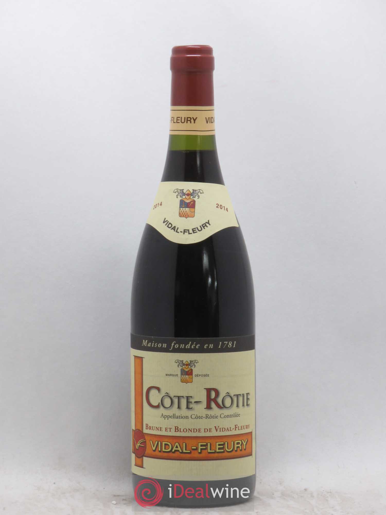 Côte-Rôtie Brune et Blonde Vidal Fleury 2014 - Lot de 1 bouteille - 0