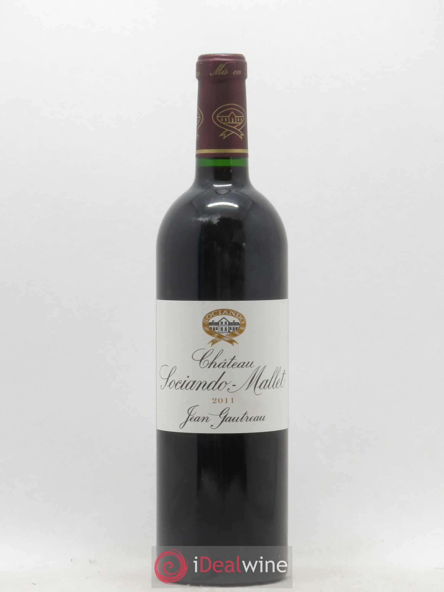 Château Sociando Mallet 2011 - Lot de 1 bouteille - 0