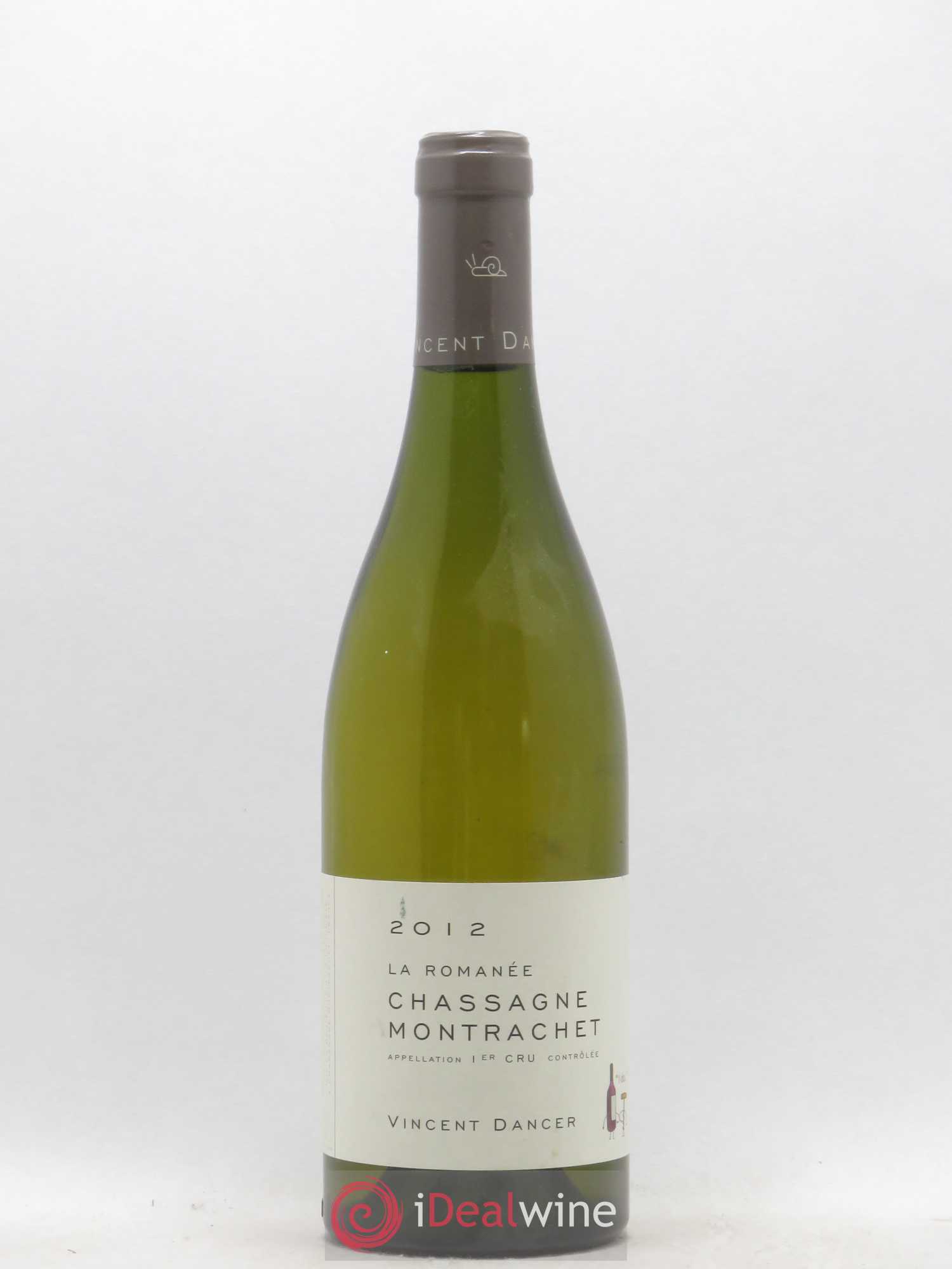Chassagne-Montrachet 1er Cru La Romanée Vincent Dancer 2012 - Lot de 1 bouteille - 0
