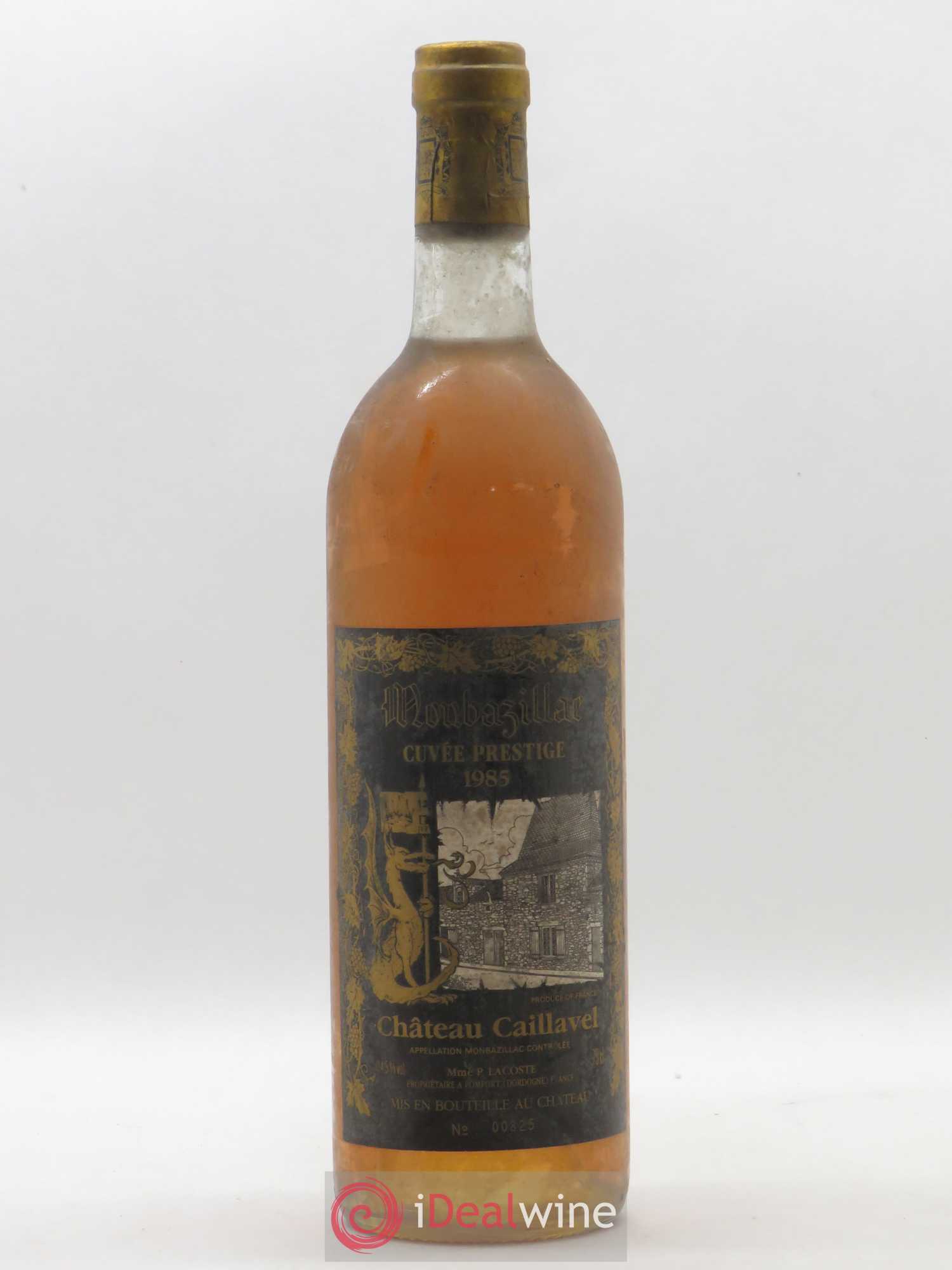 Monbazillac Cuvée Prestige Château Caillavel 1985 - Posten von 1 Flasche - 0