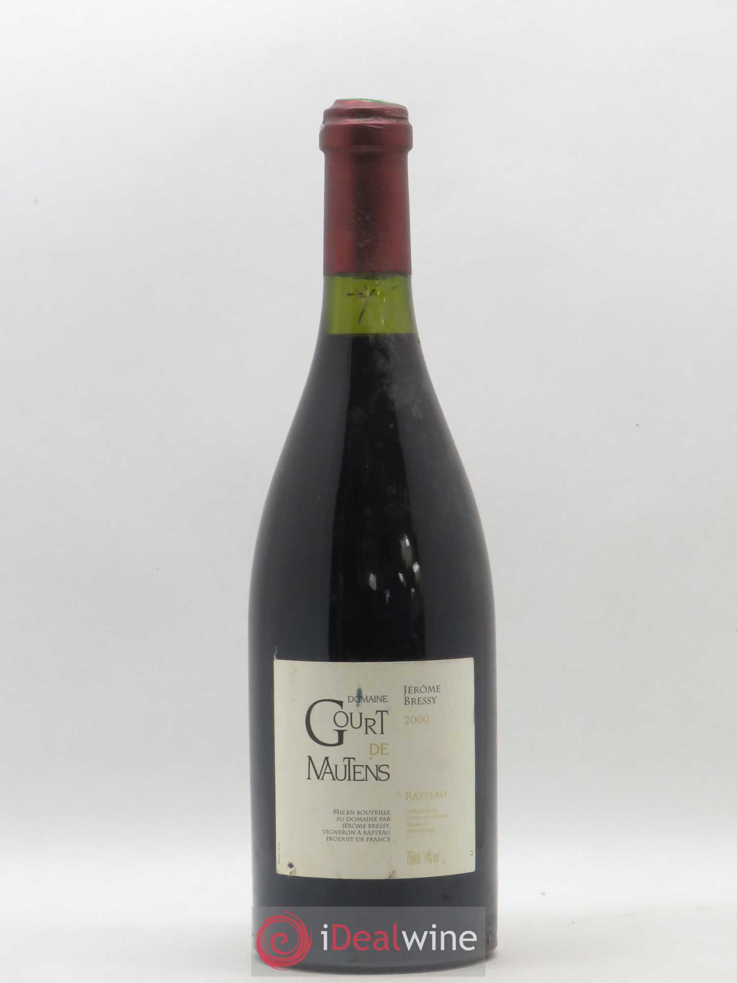 Rasteau Domaine Gourt de Mautens - Jérôme Bressy 2000 - Lot de 1 bouteille - 0
