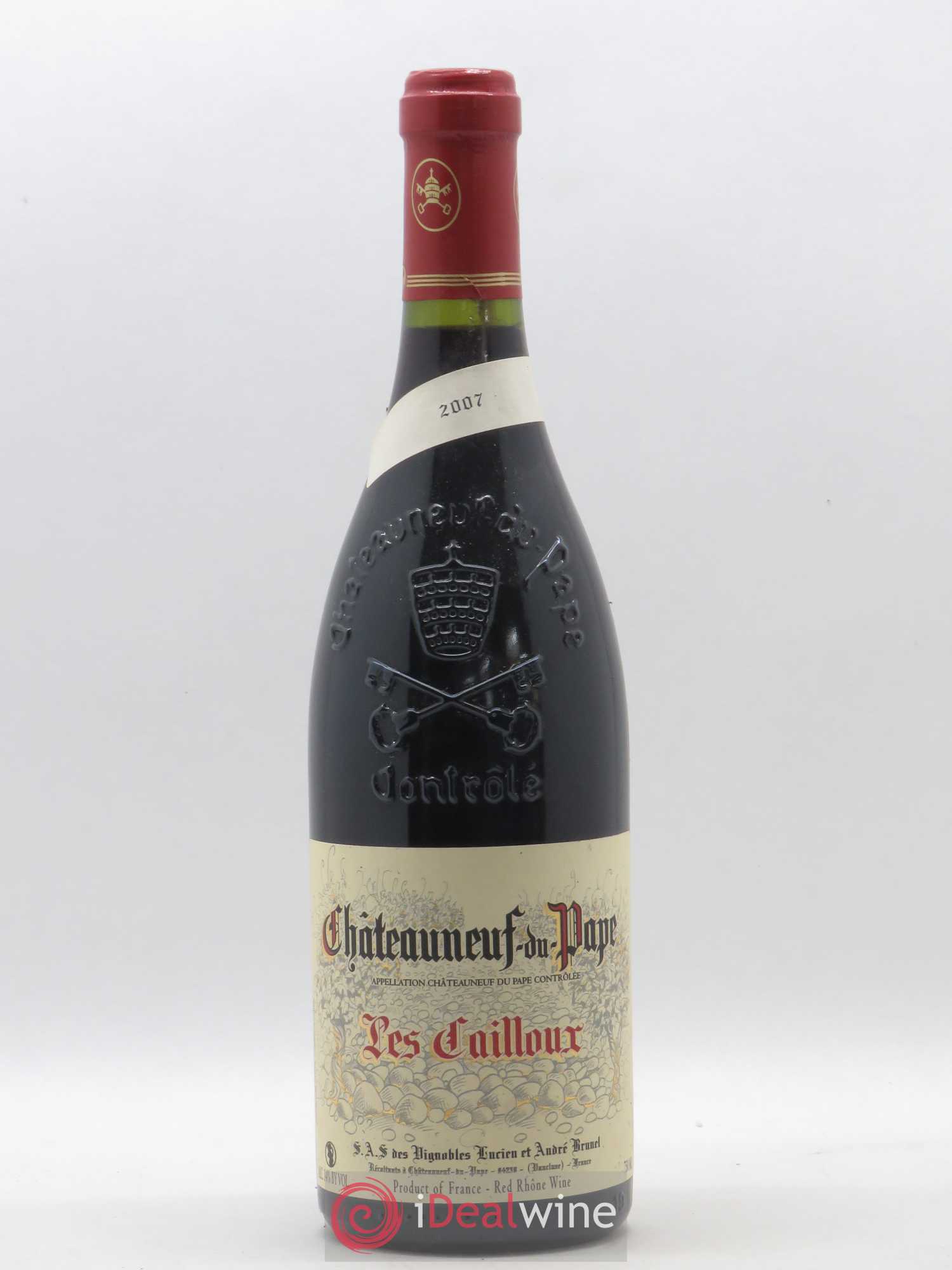Châteauneuf-du-Pape Les Cailloux André Brunel 2007 - Lot de 1 bouteille - 0