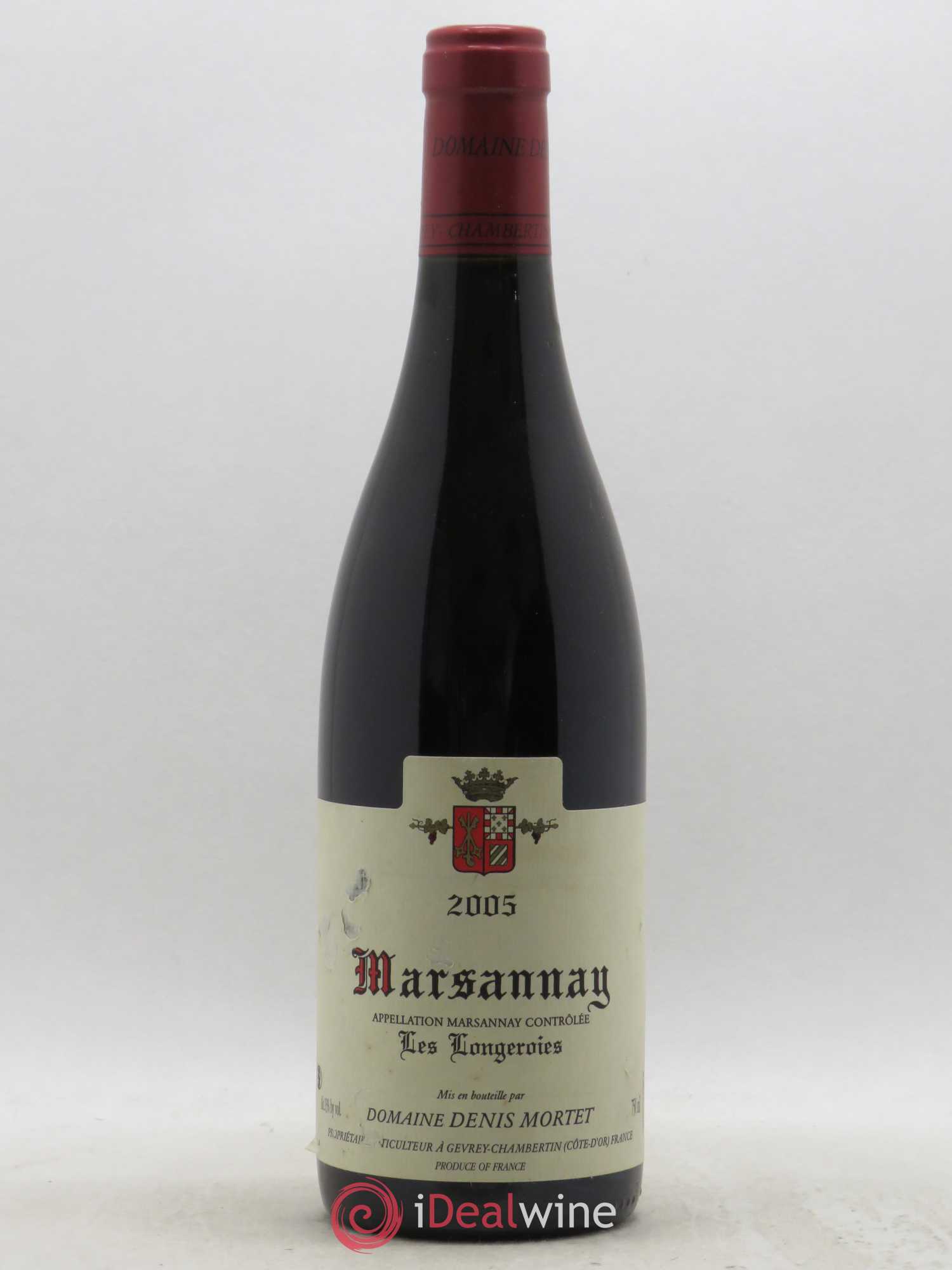 Marsannay Les Longeroies Denis Mortet (Domaine) 2005 - Lot de 1 bouteille - 0