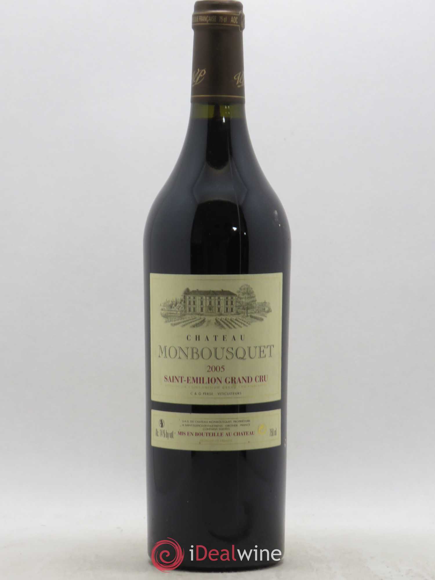 Château Monbousquet Grand Cru Classé 2005 - Lot de 1 bouteille - 0