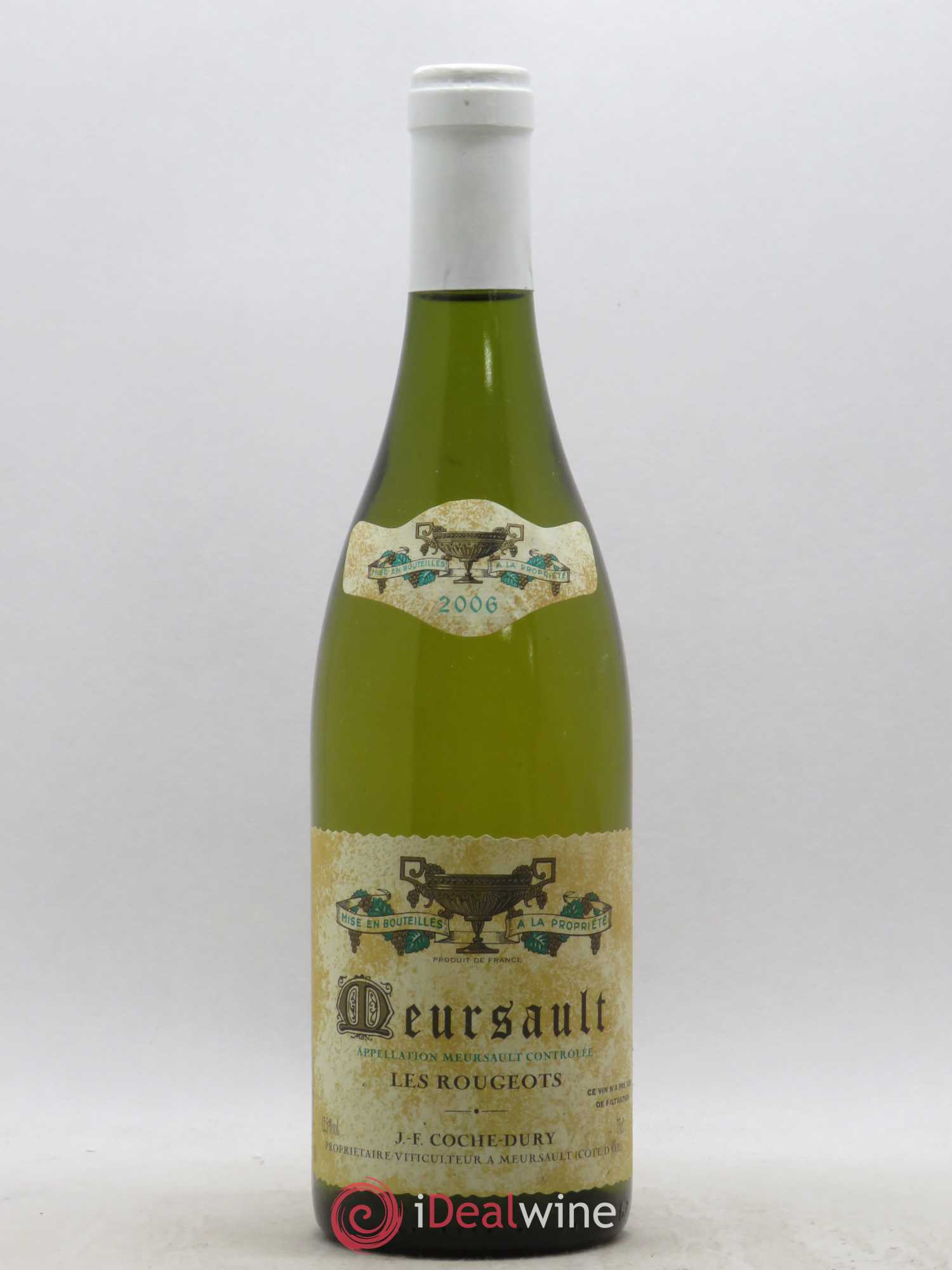 Meursault Les Rougeots Coche Dury (Domaine) 2006 - Lot de 1 bouteille - 0
