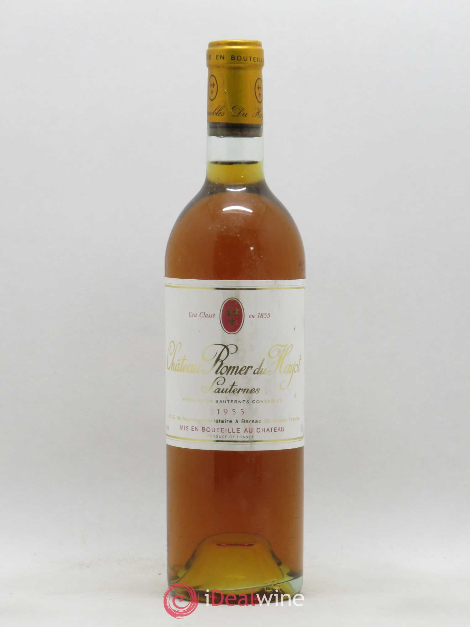 Château Romer du Hayot 2ème Grand Cru Classé 1955 - Lotto di 1 bottiglia - 0