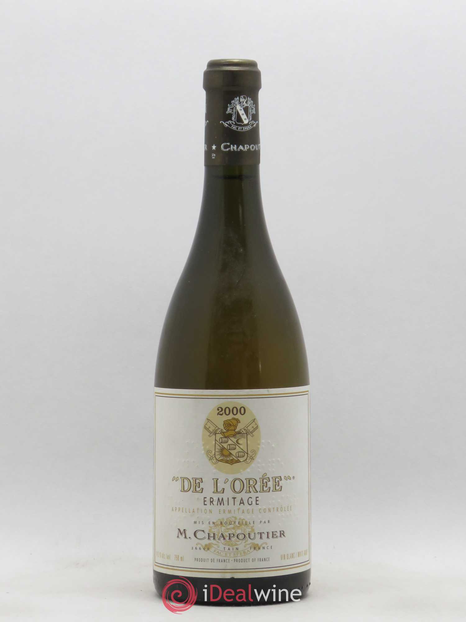 Hermitage Ermitage de l'Orée Chapoutier 2000 - Lot de 1 bouteille - 0