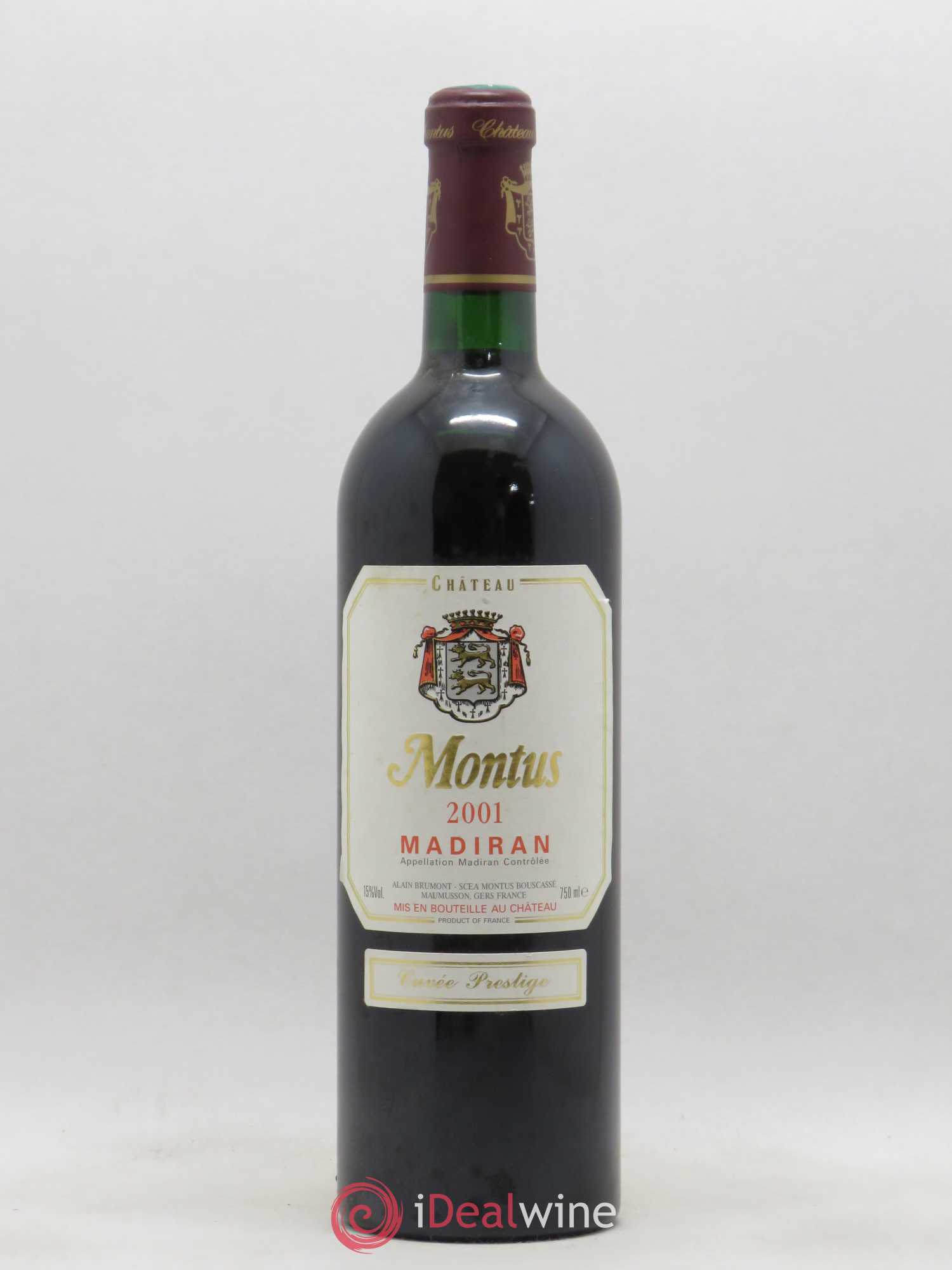 Madiran Château Montus-Prestige Alain Brumont 2001 - Lot de 1 bouteille - 0