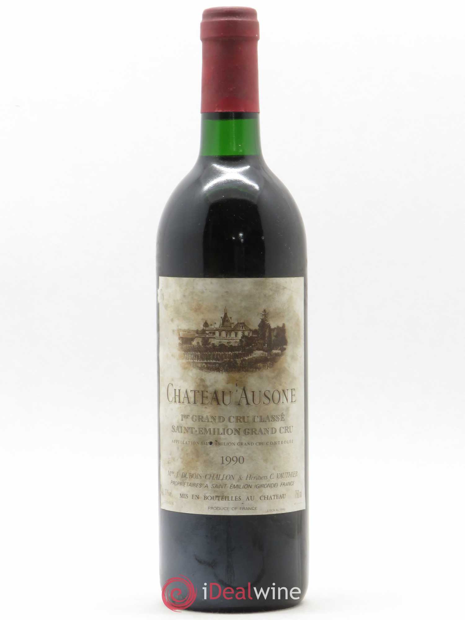 Château Ausone 1er Grand Cru Classé A 1990 - Lot de 1 bouteille - 0