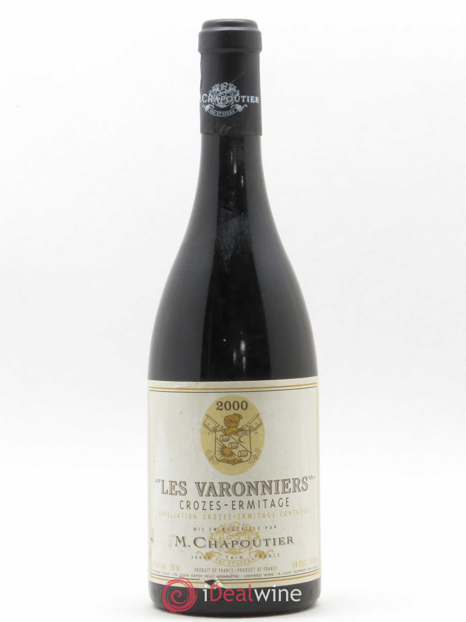 Crozes-Hermitage Les Varonniers Chapoutier 2000 - Lot de 1 bouteille - 0