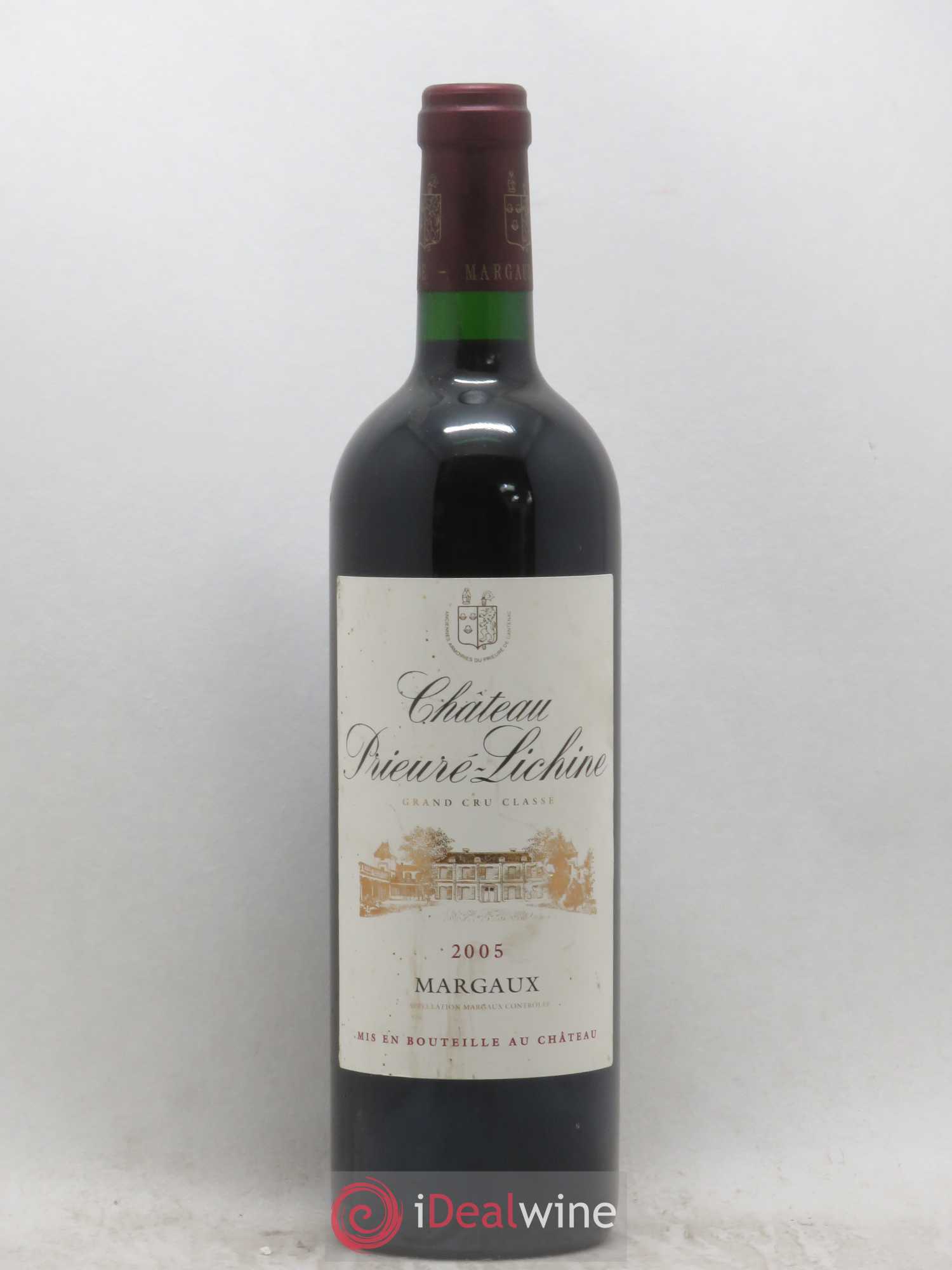 Château Prieuré Lichine 4ème Grand Cru Classé 2005 - Lot de 1 bouteille - 0