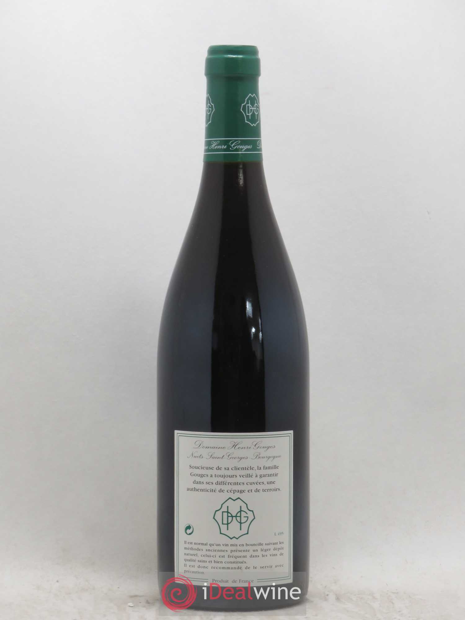 Nuits-Saint-Georges 1er Cru Les Saints Georges Henri Gouges 1999 - Posten von 1 Flasche - 1