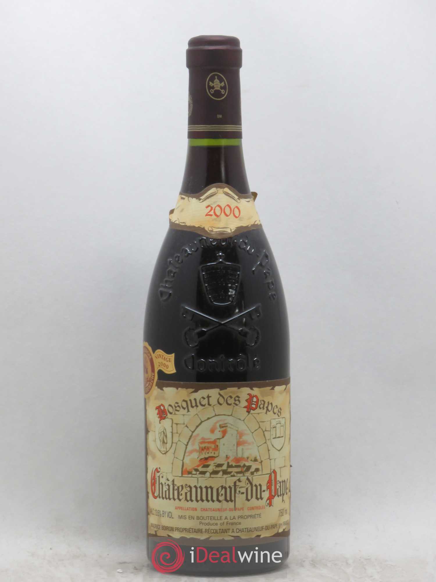 Châteauneuf-du-Pape Bosquet des Papes Famille Boiron Grenache 2000 - Lot de 1 bouteille - 0