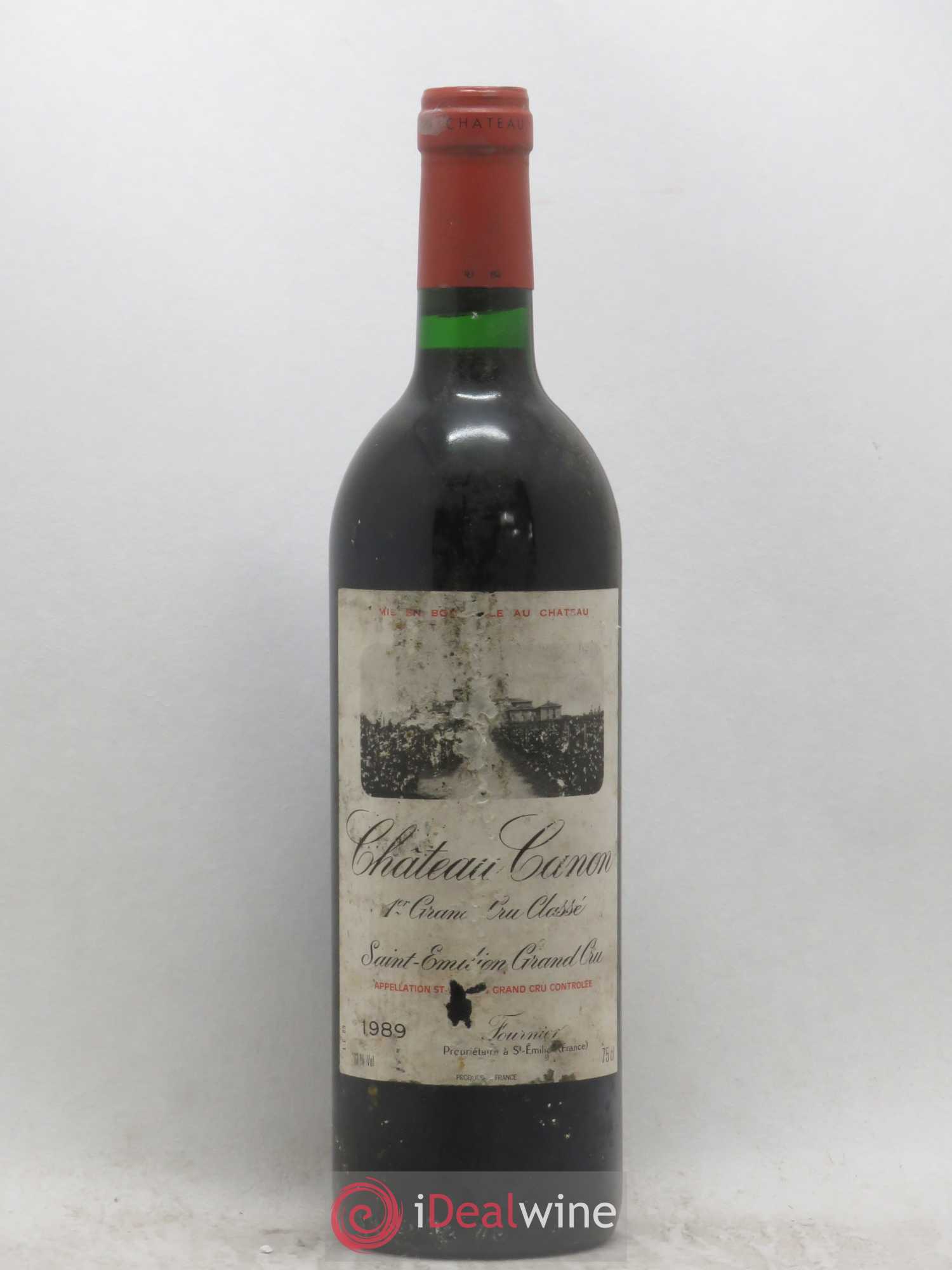 Château Canon 1er Grand Cru Classé B 1989 - Lot de 1 bouteille - 0
