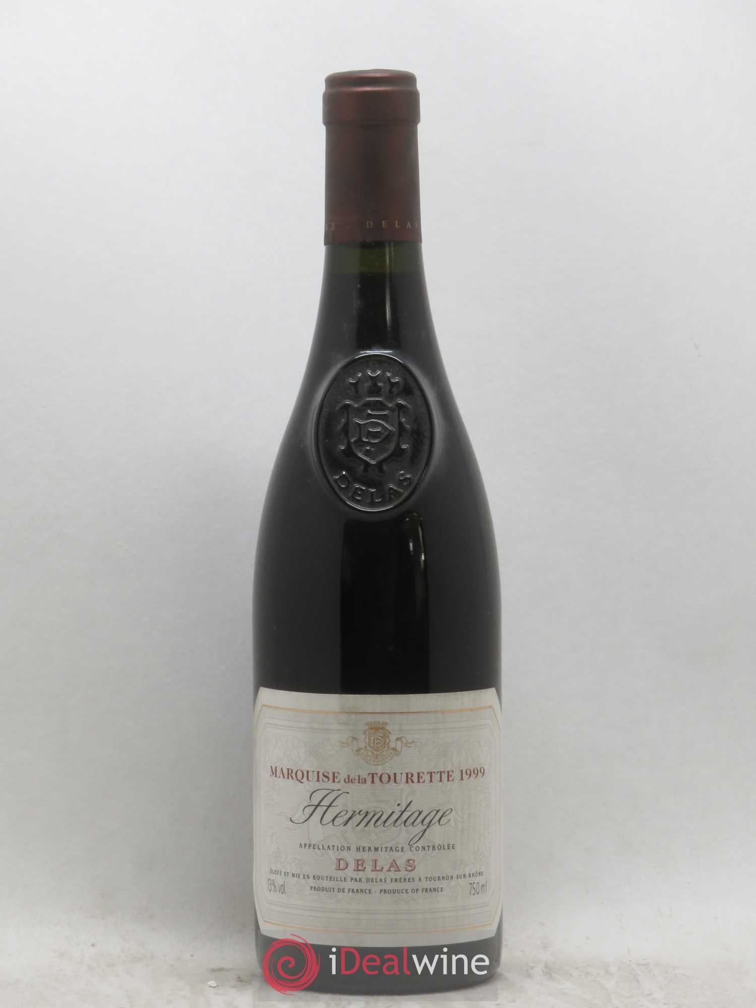 Hermitage Marquise de la Tourette Delas Frères 1999 - Lot de 1 bouteille - 0