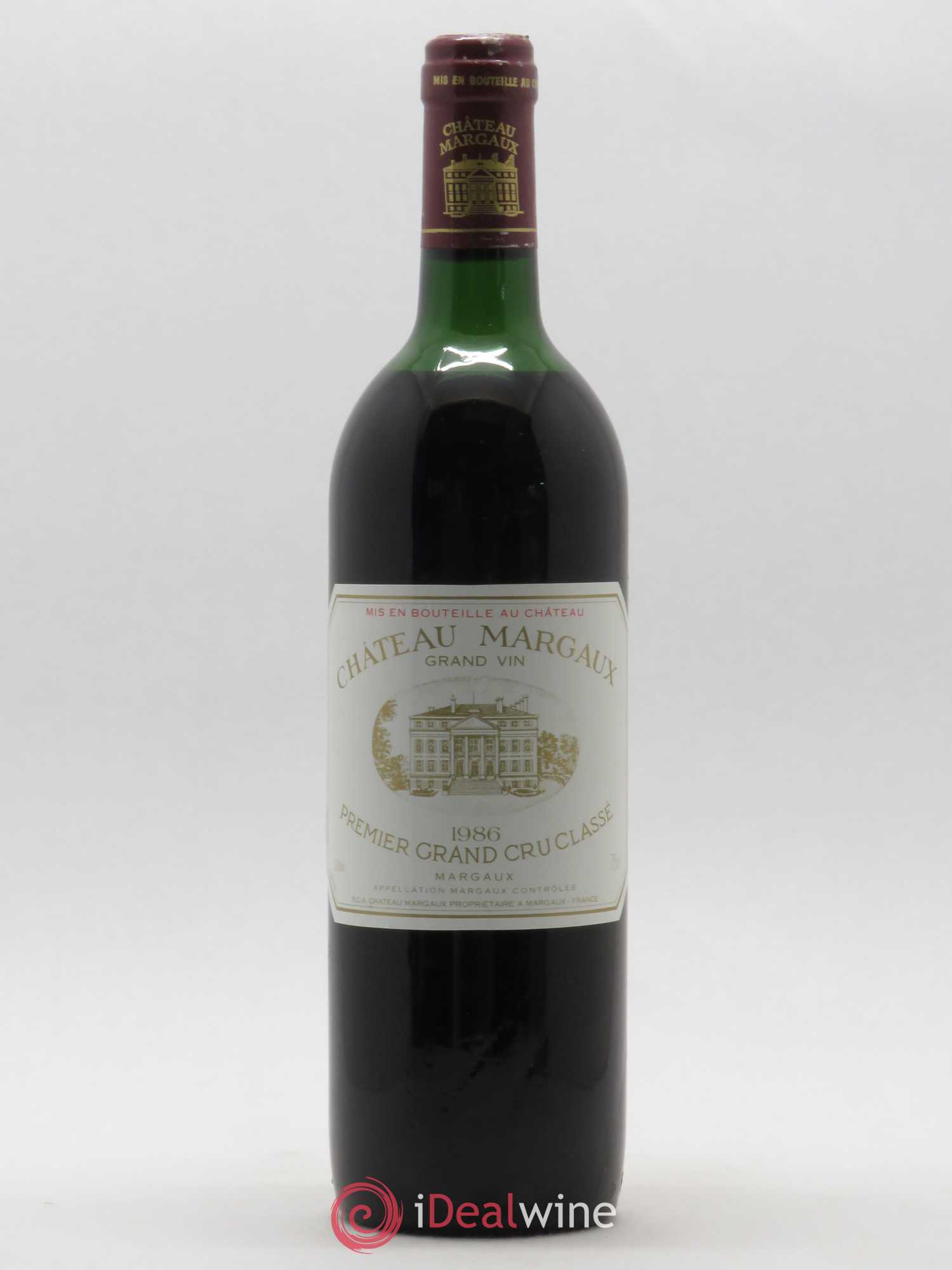 Château Margaux 1er Grand Cru Classé 1986 - Lot de 1 bouteille - 0