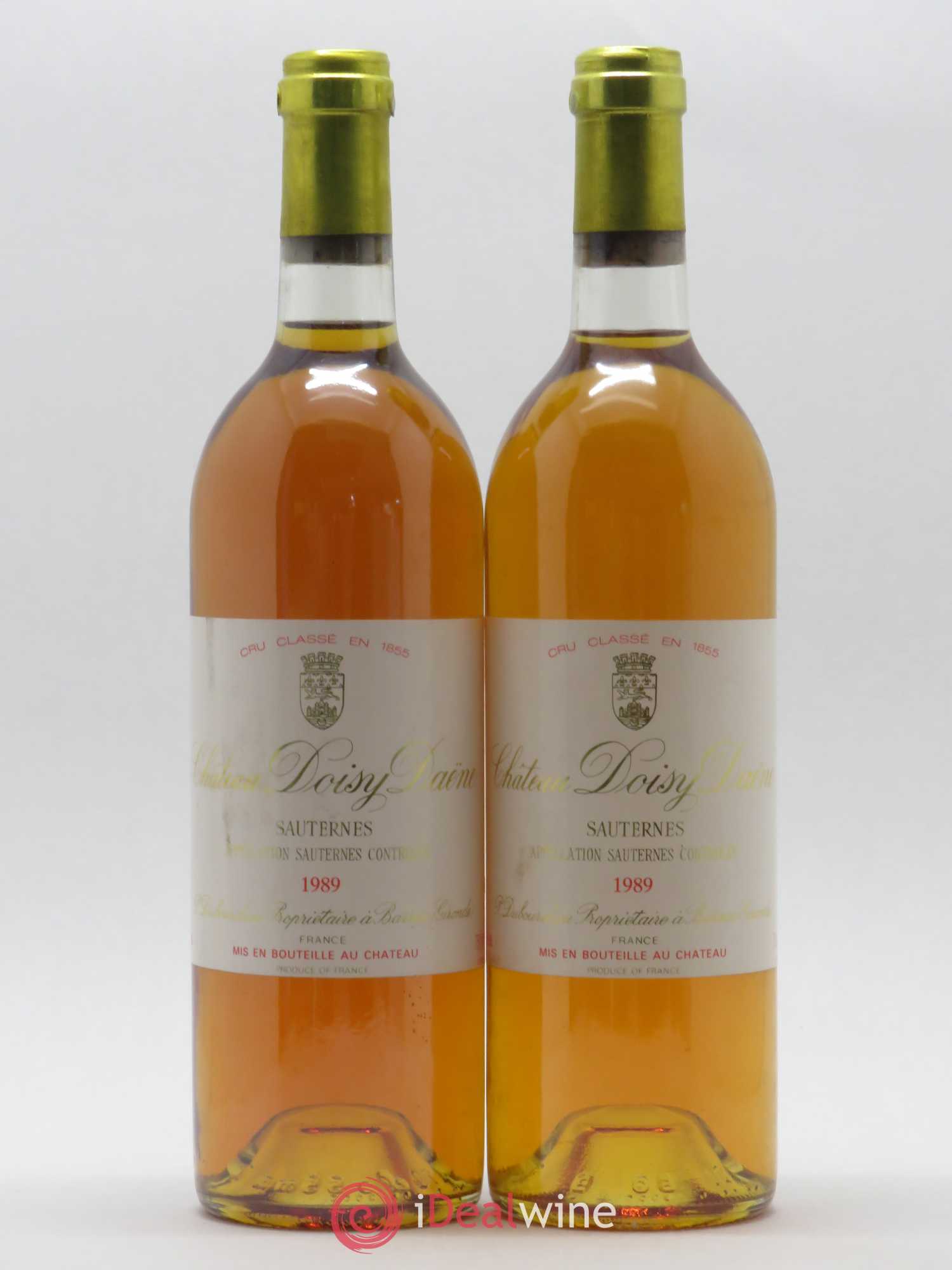 Château Doisy Daëne 2ème Grand Cru Classé 1989 - Lotto di 2 bottiglie - 0