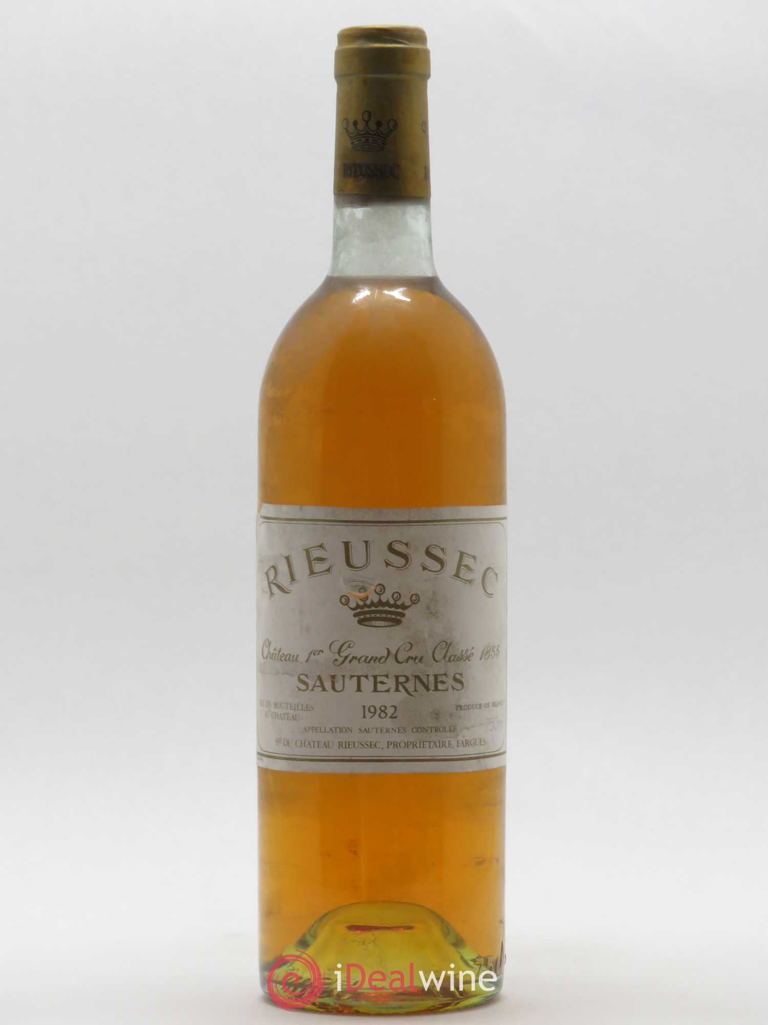 Château Rieussec 1er Grand Cru Classé 1982 - Posten von 1 Flasche - 0