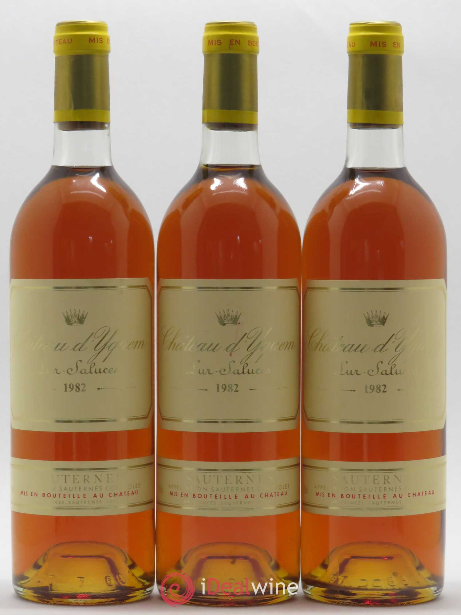 Château d' Yquem 1er Cru Classé Supérieur 1982 - Lotto di 6 bottiglie - 1