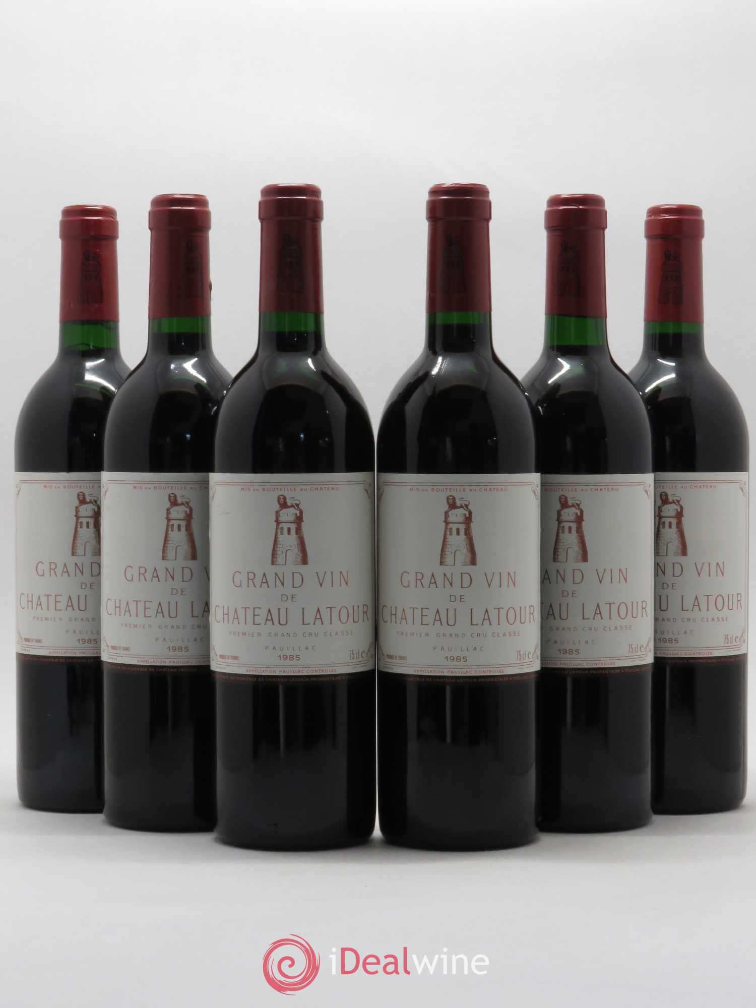 Château Latour 1er Grand Cru Classé 1985 - Lot de 6 bouteilles - 0