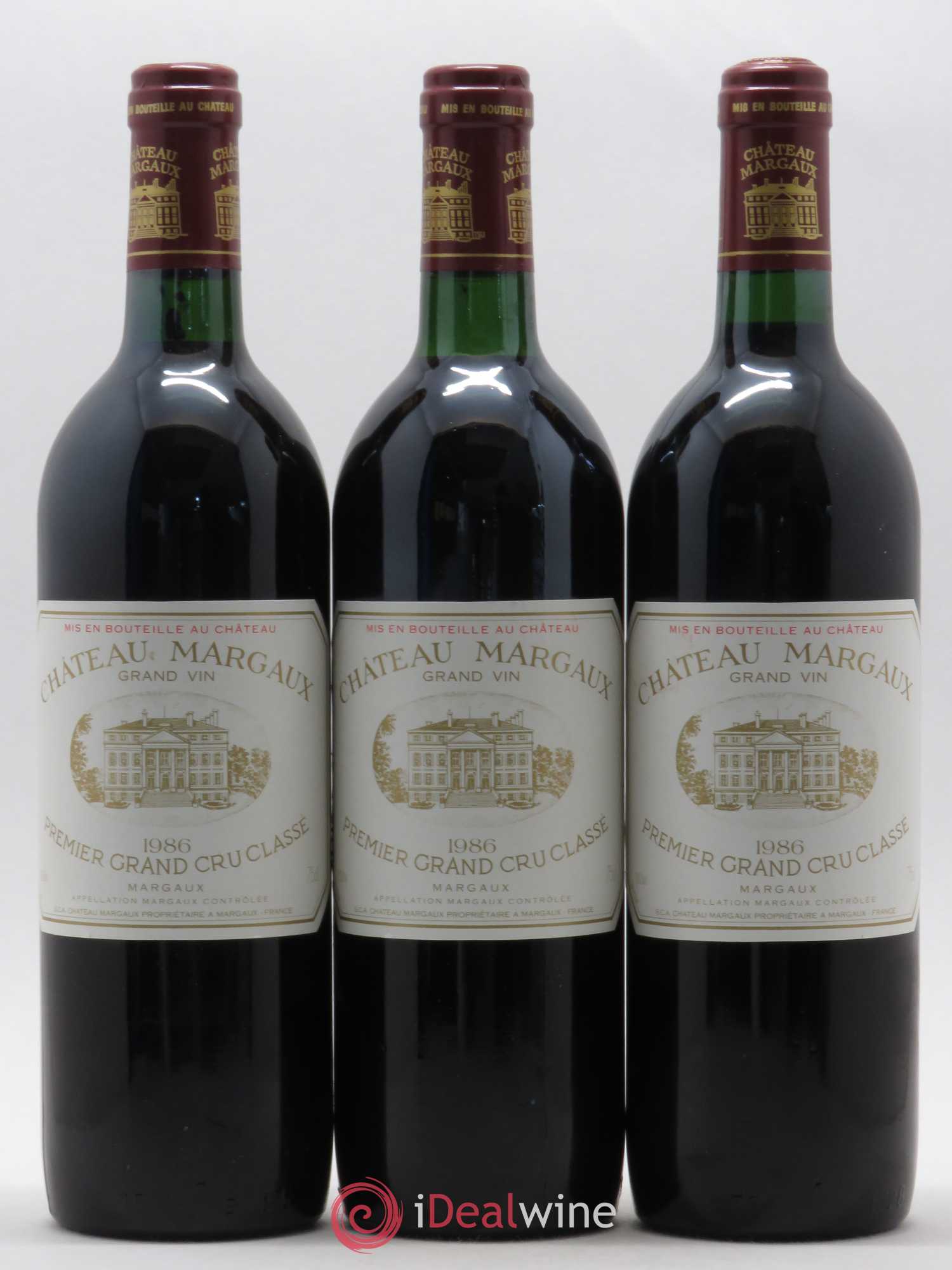 Château Margaux 1er Grand Cru Classé 1986 - Lot de 6 bouteilles - 1