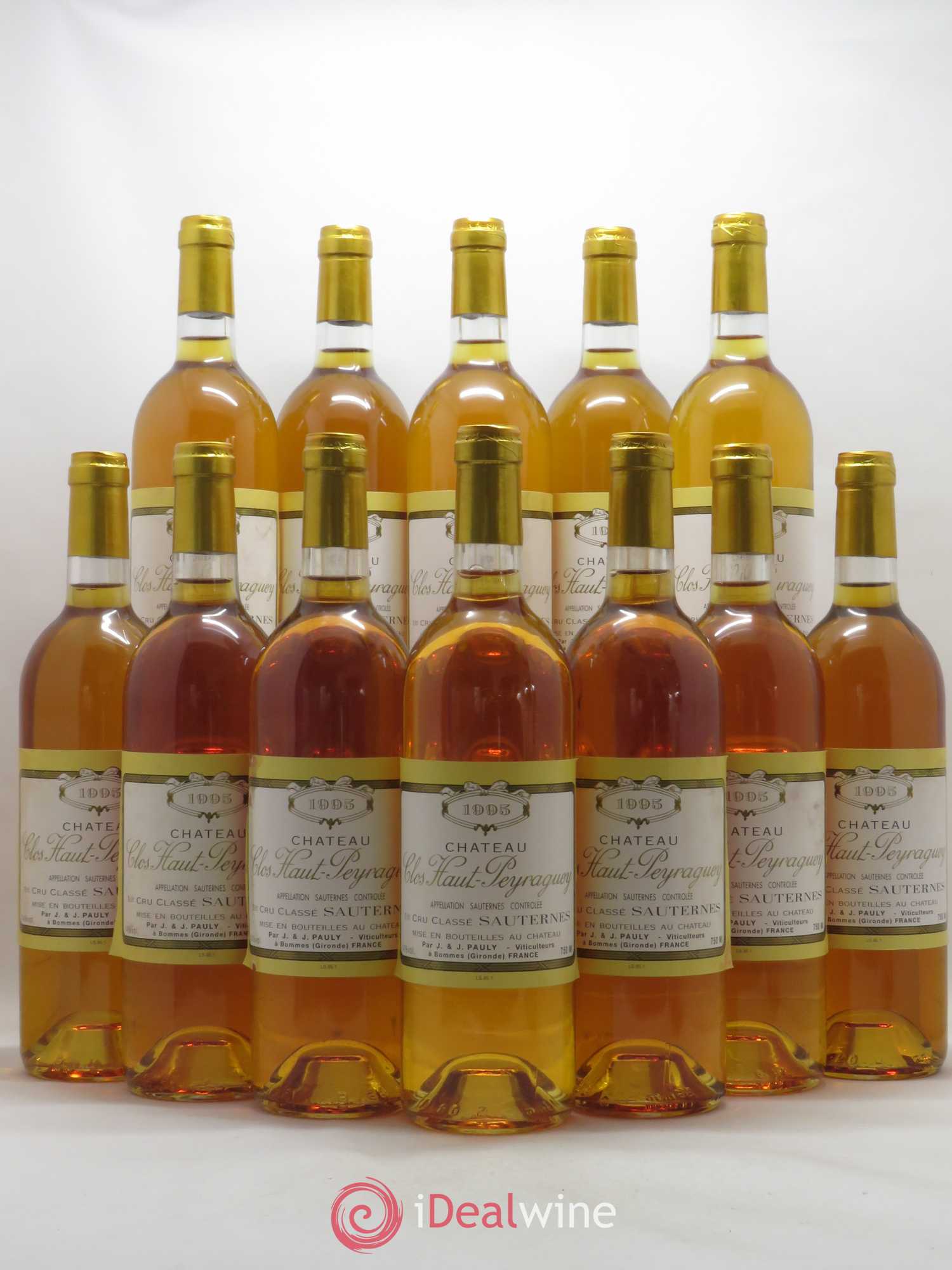 Clos Haut-Peyraguey 1er Grand Cru Classé 1995 - Lotto di 12 bottiglie - 0